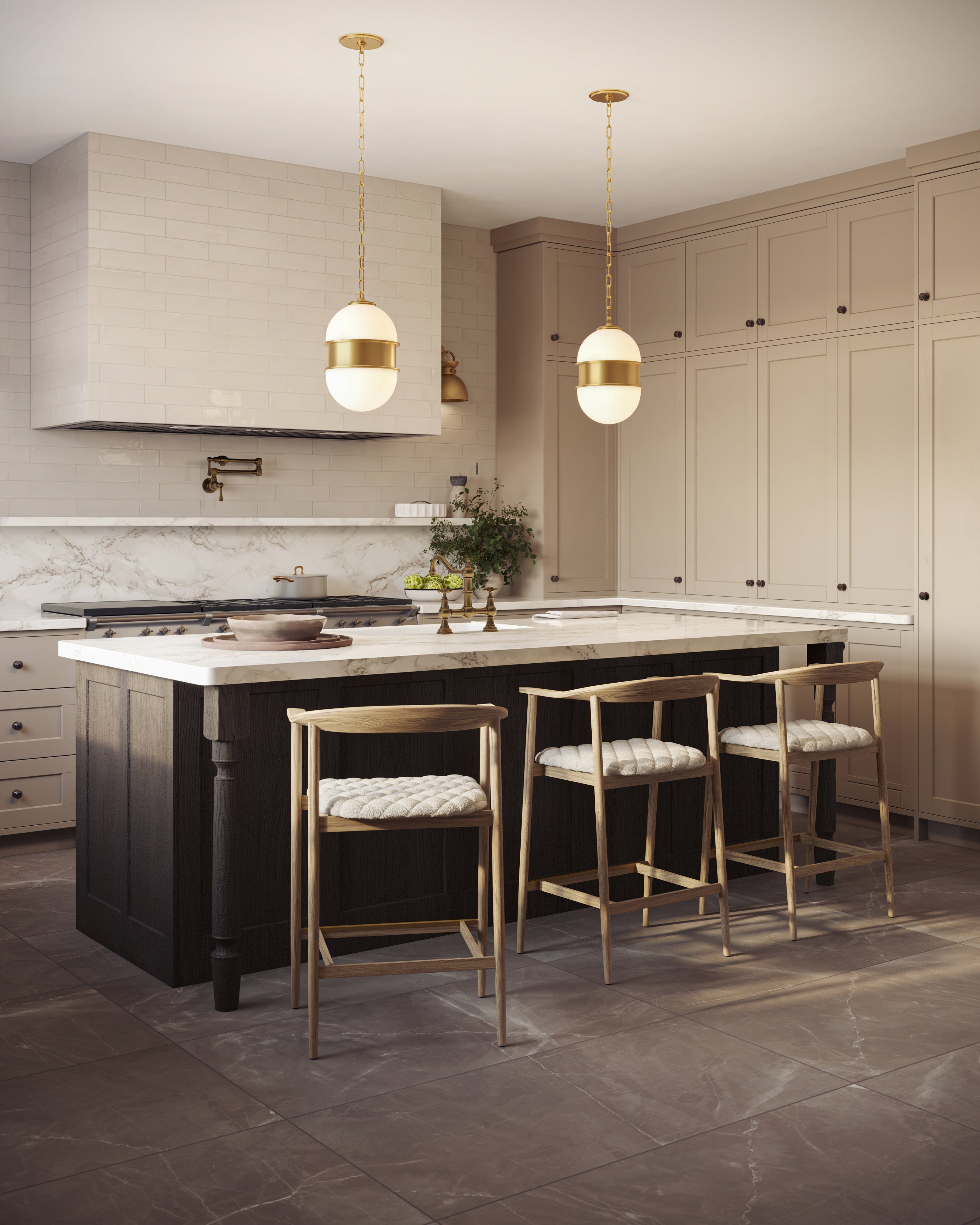 Leona 24 x 48 Matte Porcelain Tile in Amani Bronze