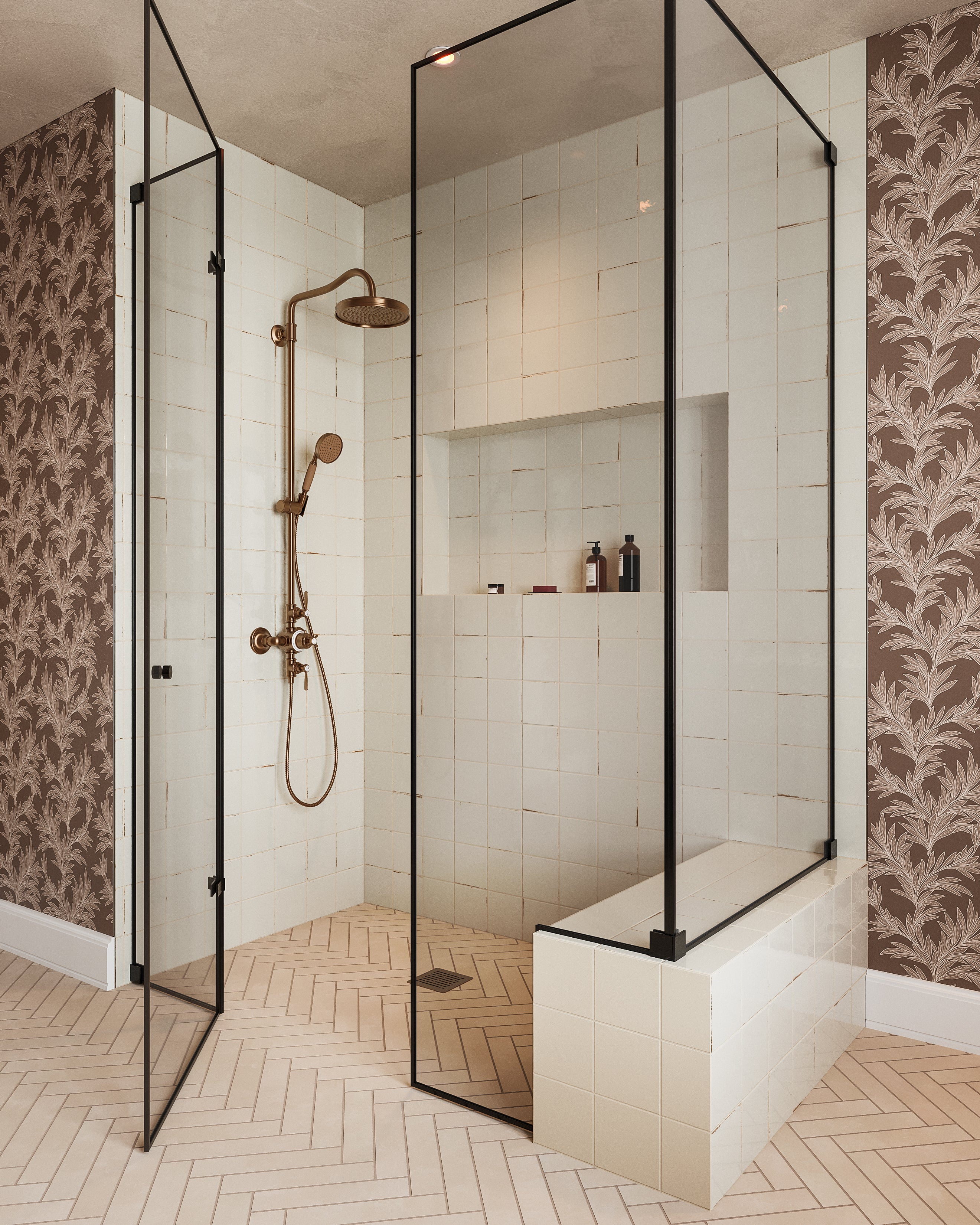 Isabel 2.5x12 Matte Porcelain Tile in Cream