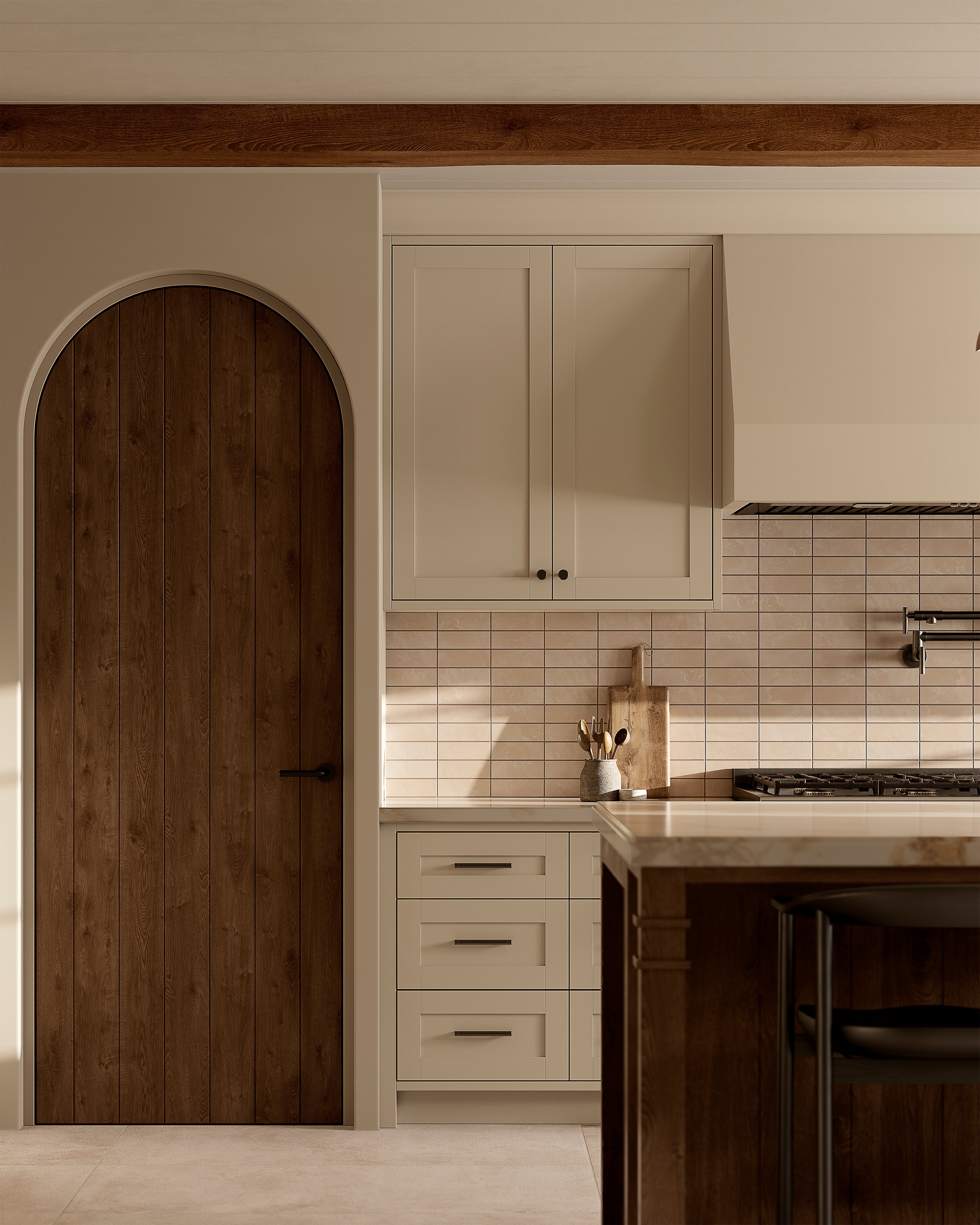 Isabel 2x6 Matte Porcelain Tile in Sand