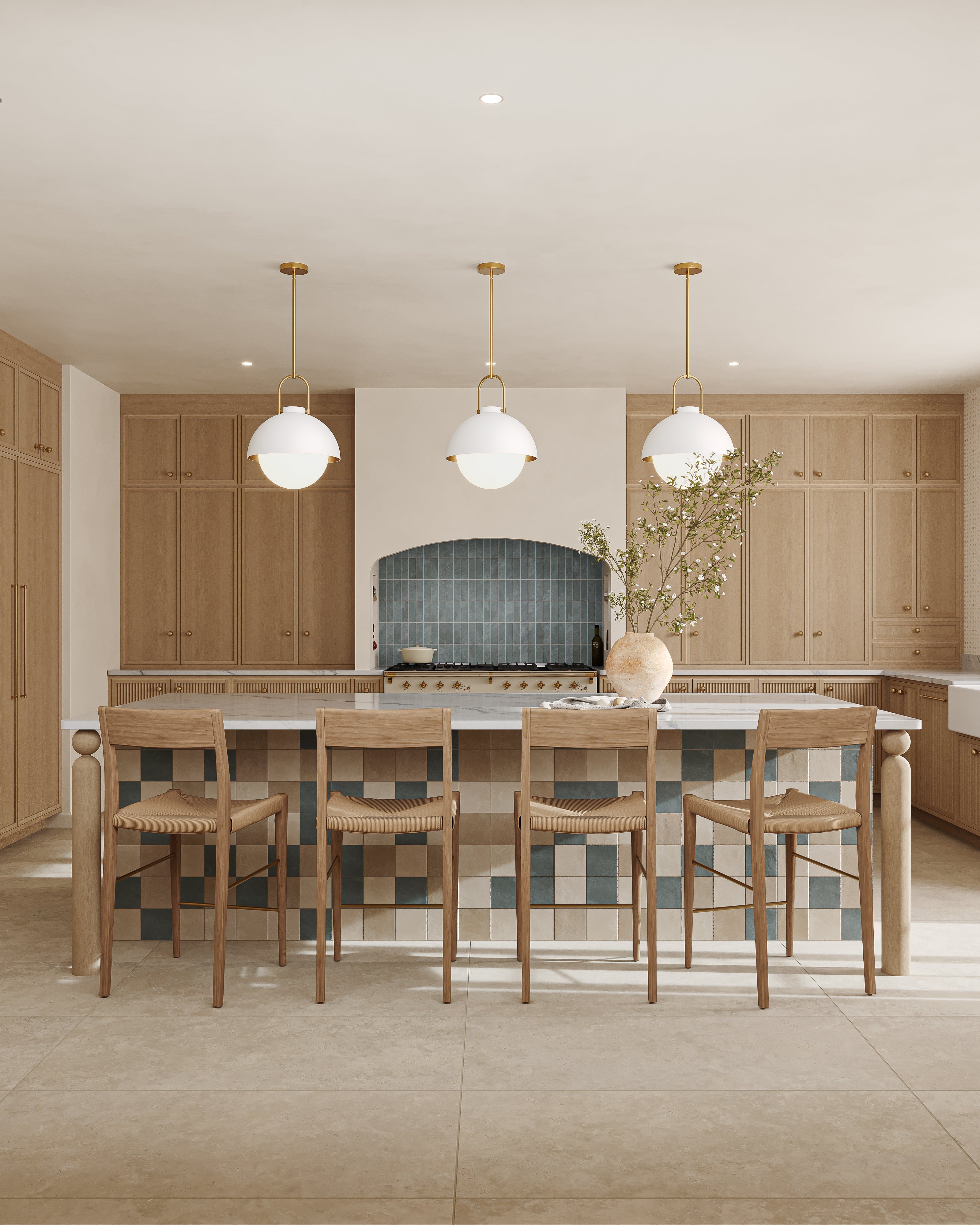 Genevieve Counter Stool in Light Oak