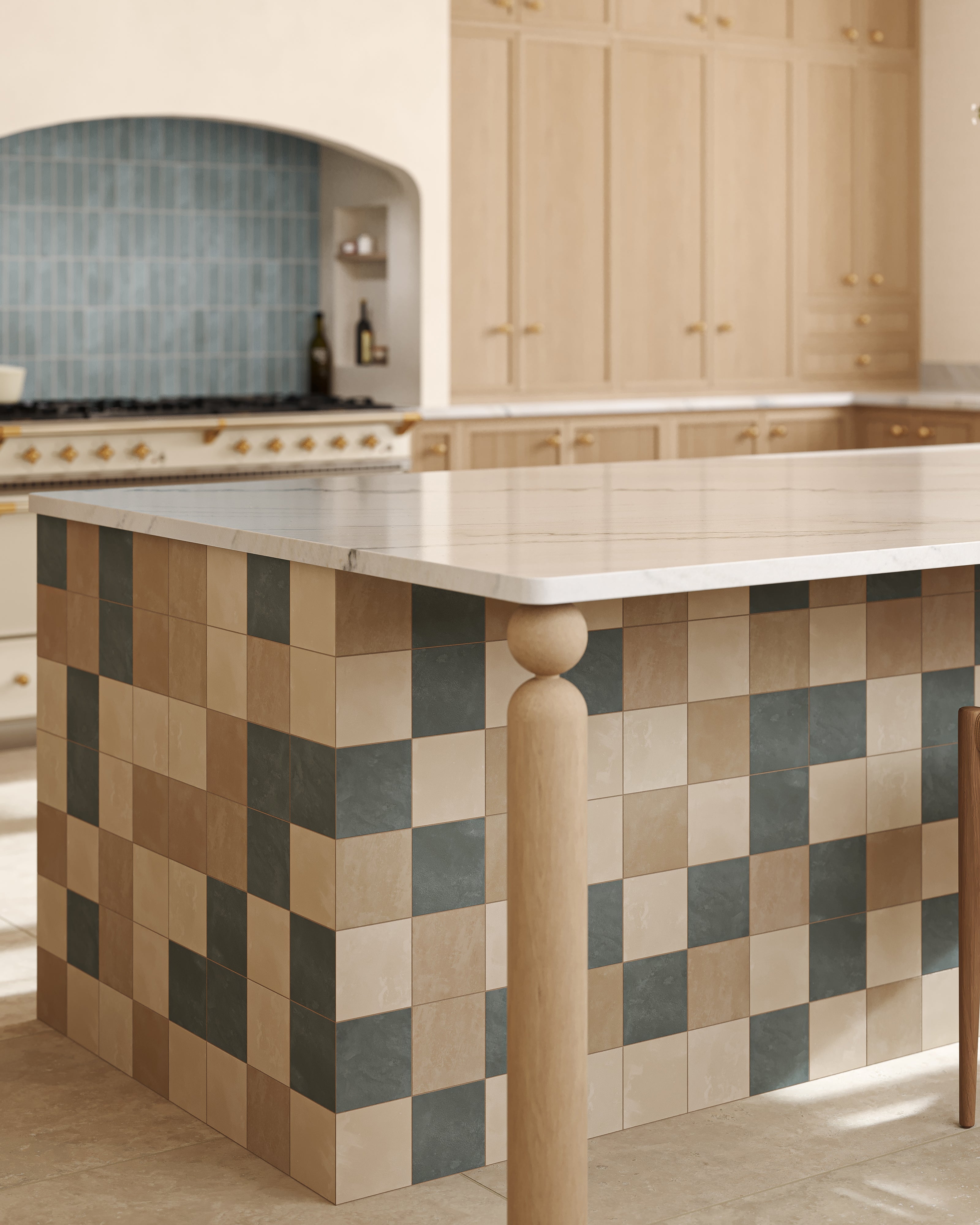 Isabel 6x6 Matte Porcelain Tile in Slate