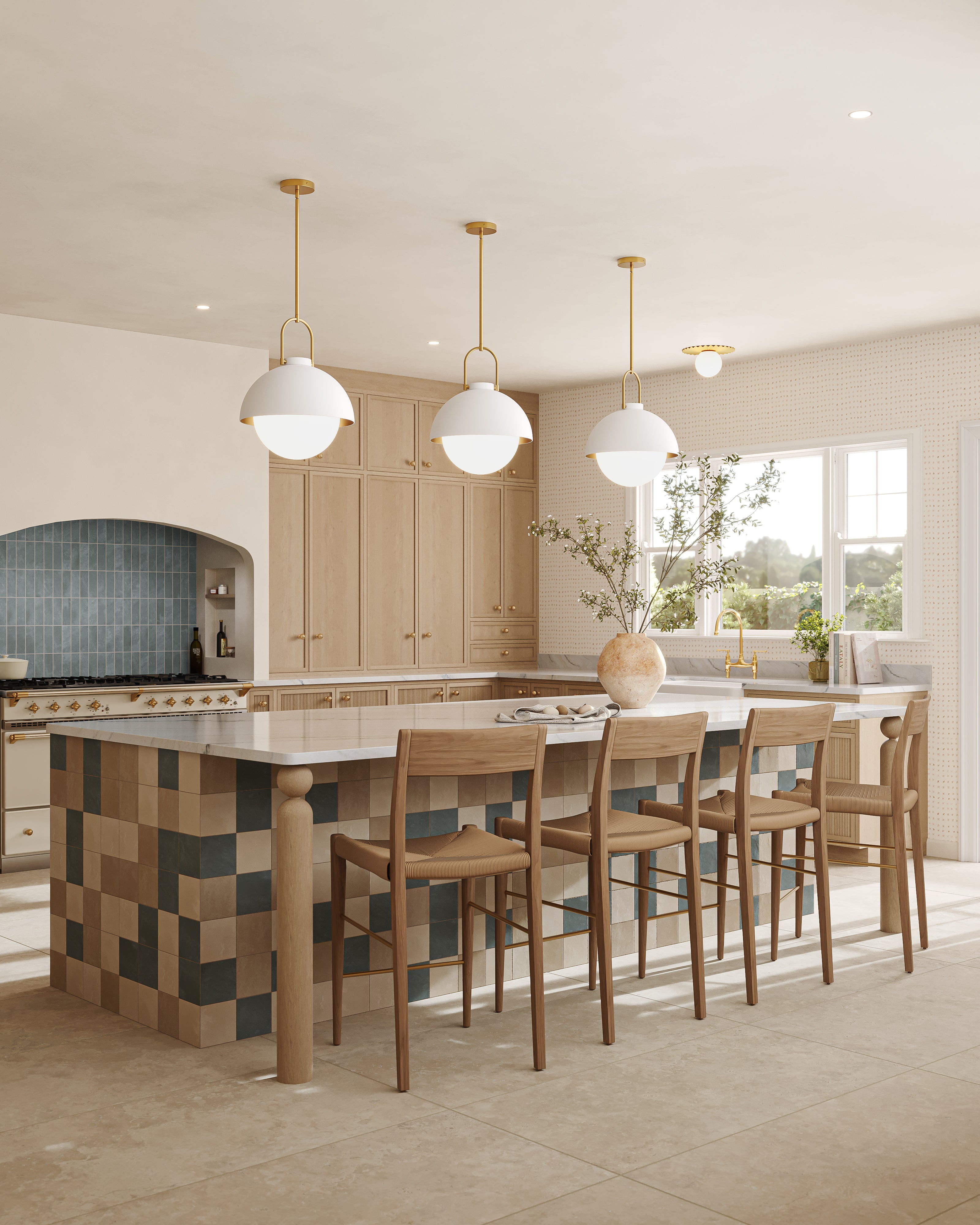 Leona 24x48 Matte Porcelain Tile in Marfil
