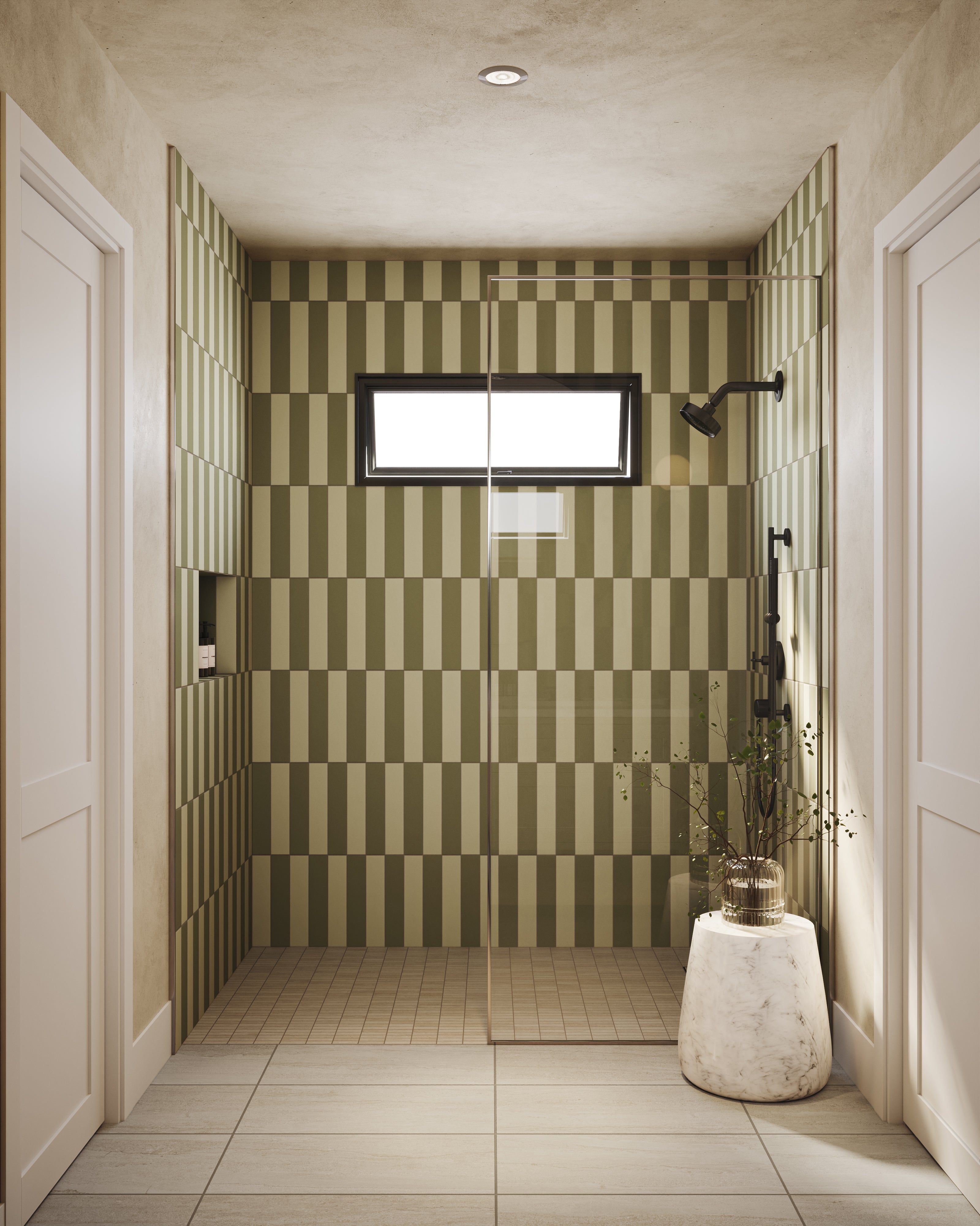 Merrick 3 x 11 Matte Porcelain Tile in Lounge Light Green