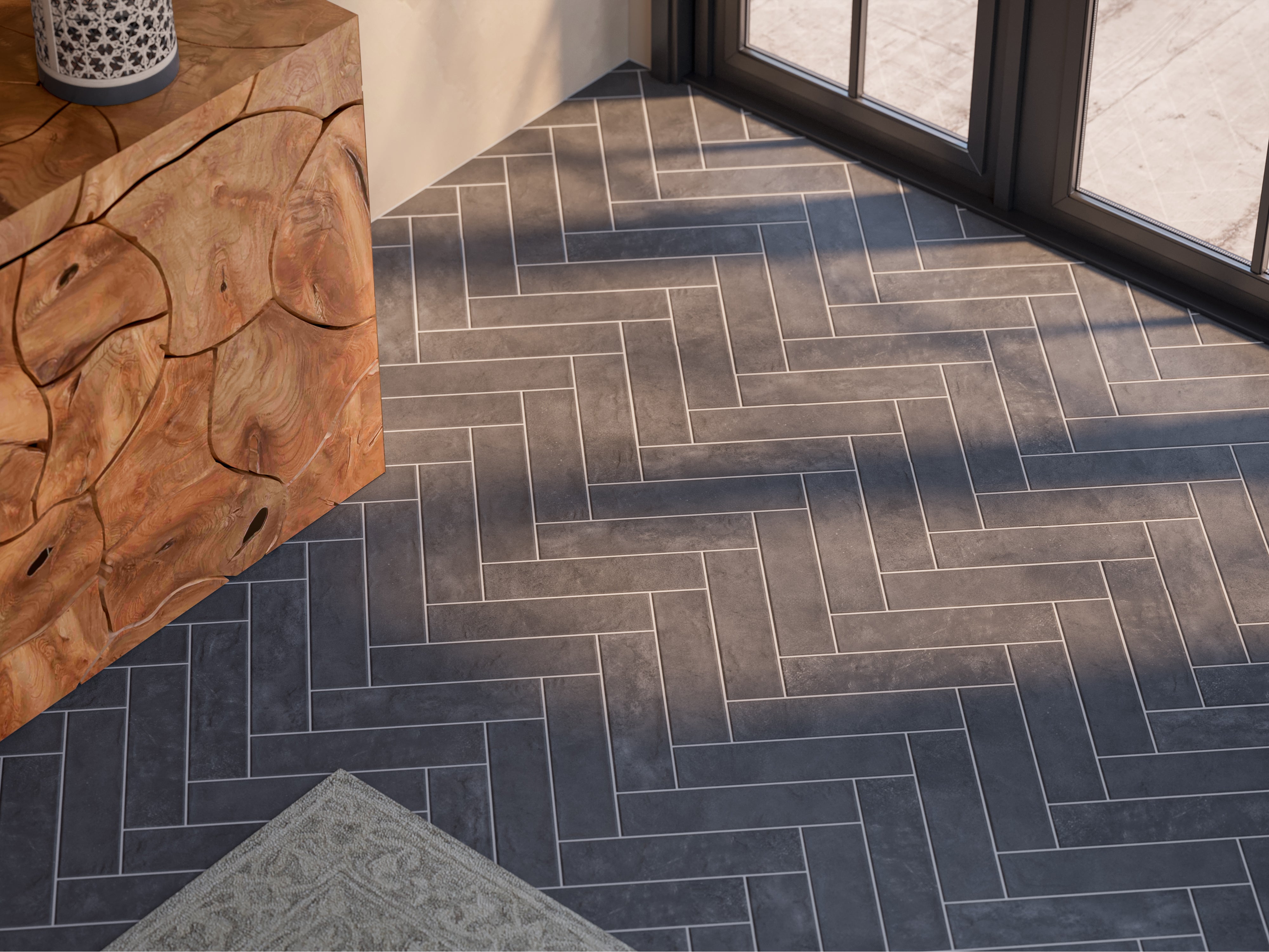 Kai 3x12 Matte Porcelain Tile in Moka