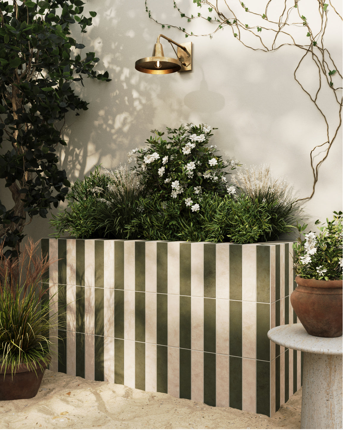 Prescott Outdoor Wall Sconce in Antique Brass