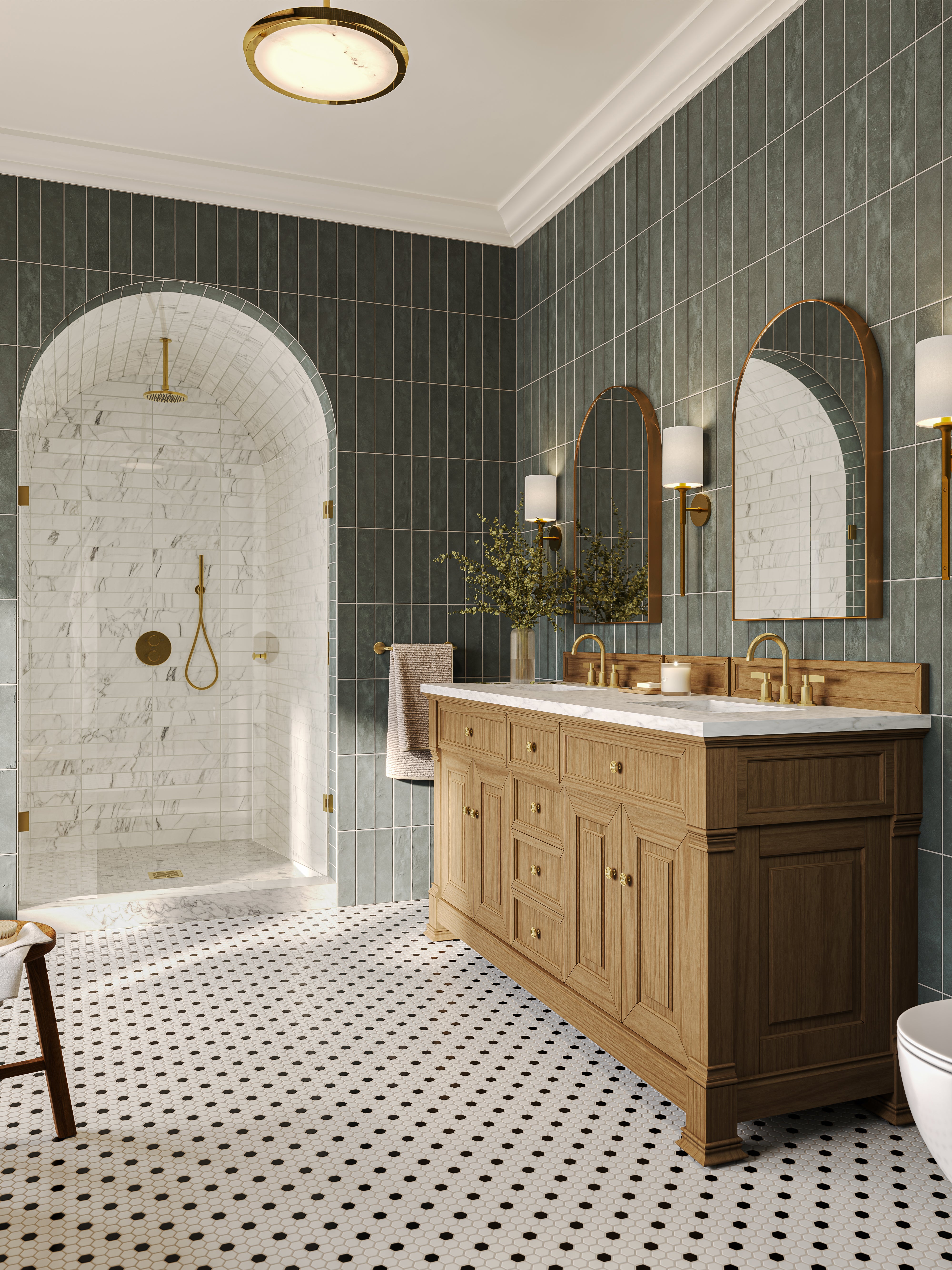 Kai 3x12 Matte Porcelain Tile in Marine