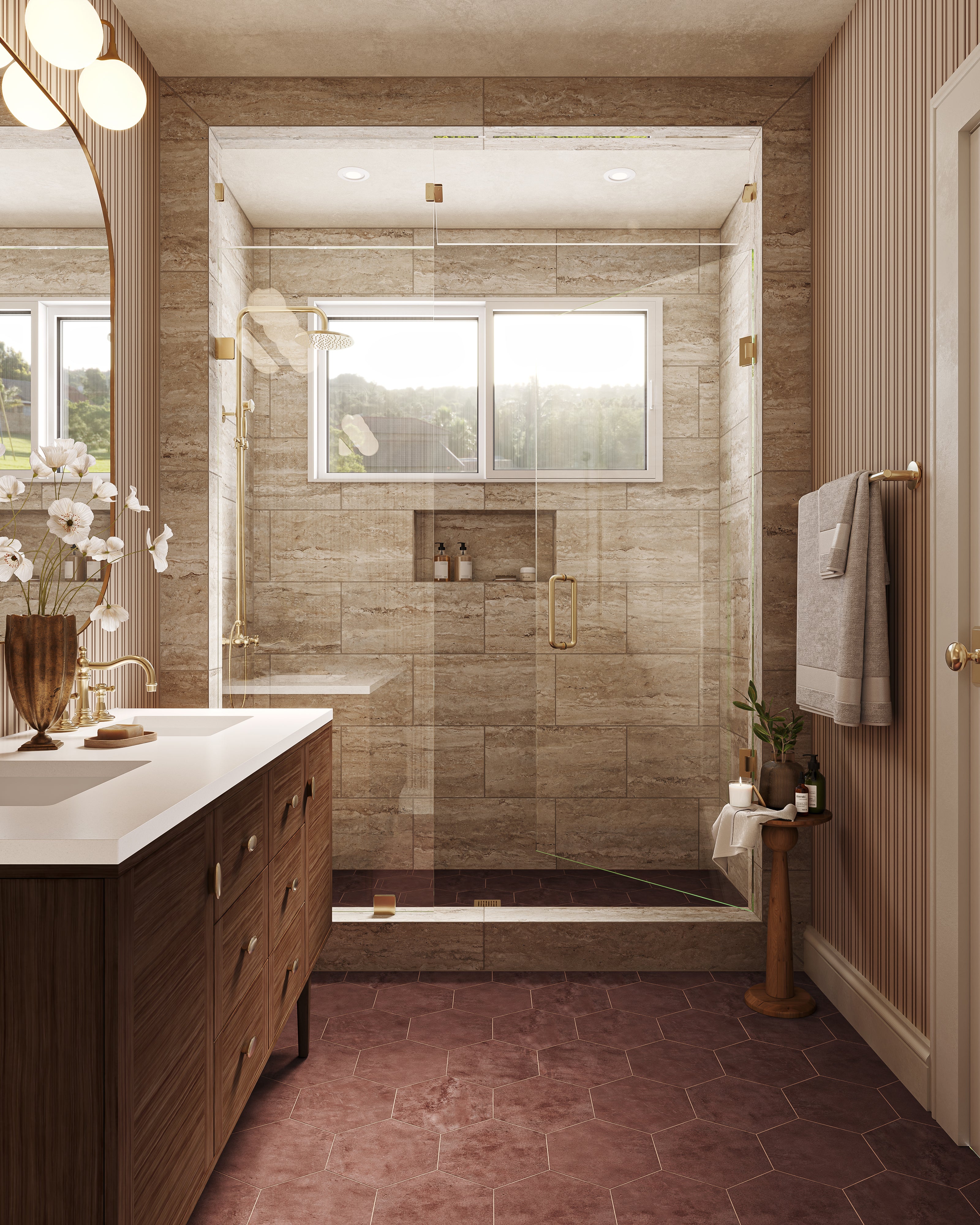 Marlow 12x24 Matte Porcelain Tile in Silver