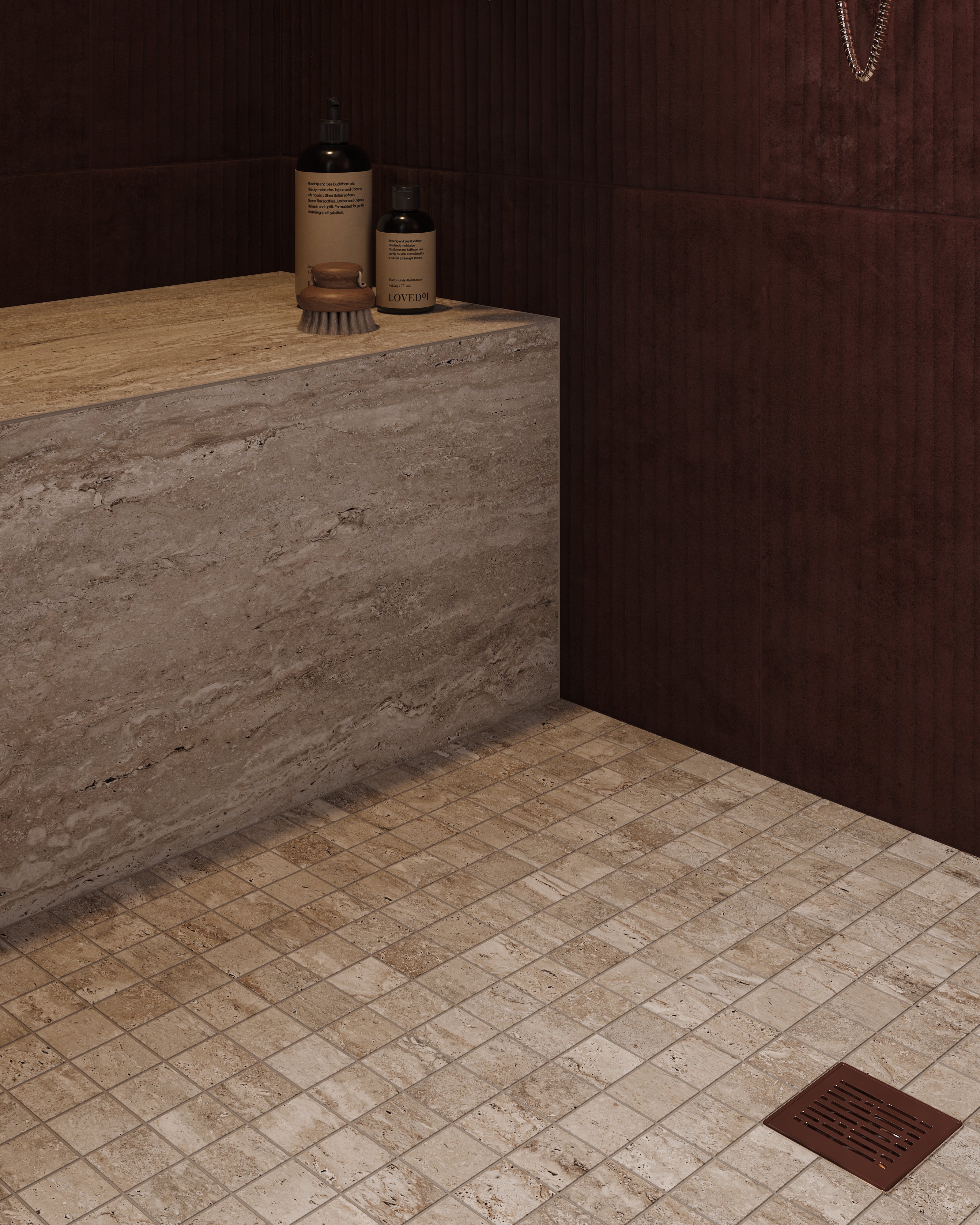 Marlow 24x48 Matte Porcelain Tile in Silver