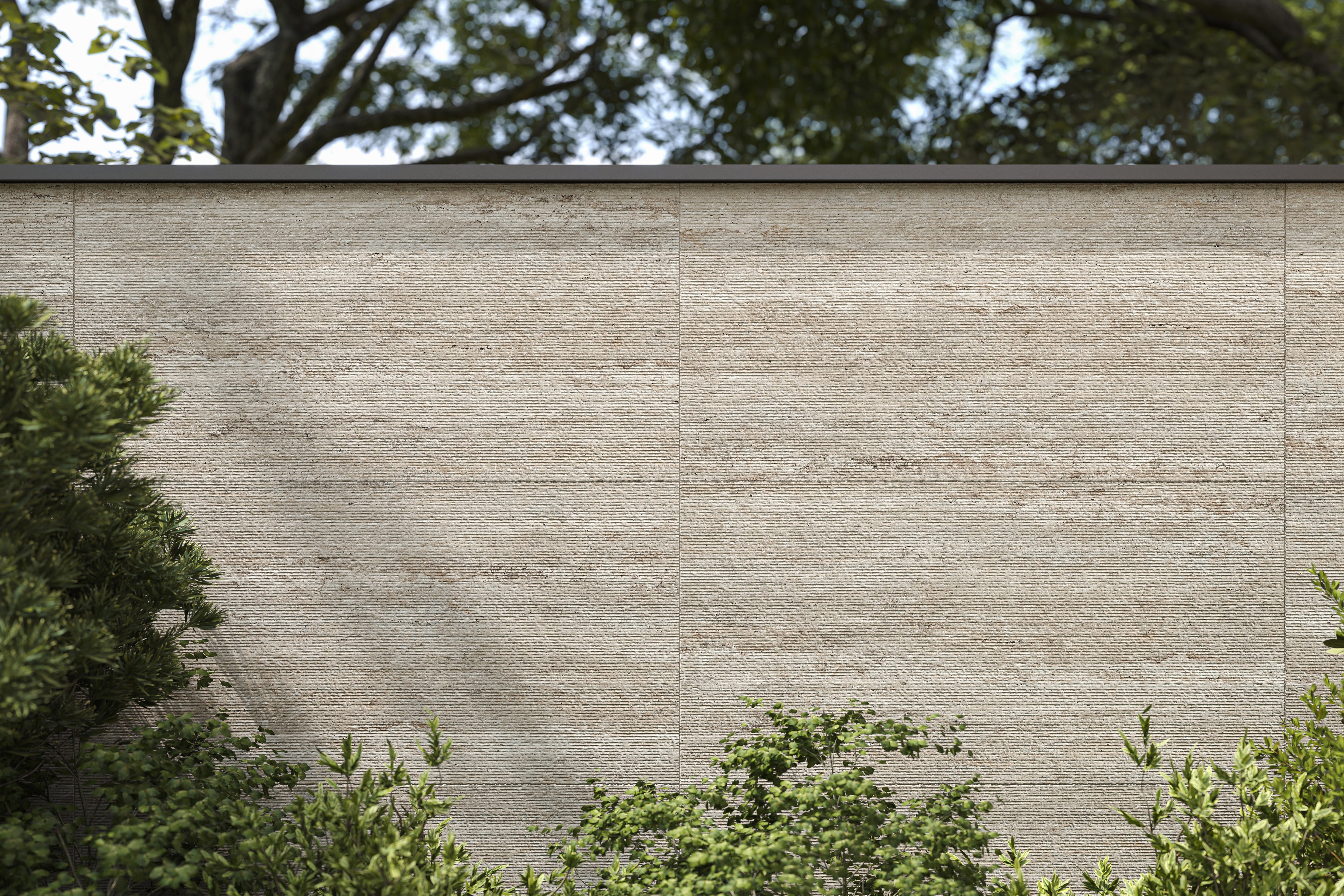 Marlow 24x48 Chiseled Porcelain Tile in Silver