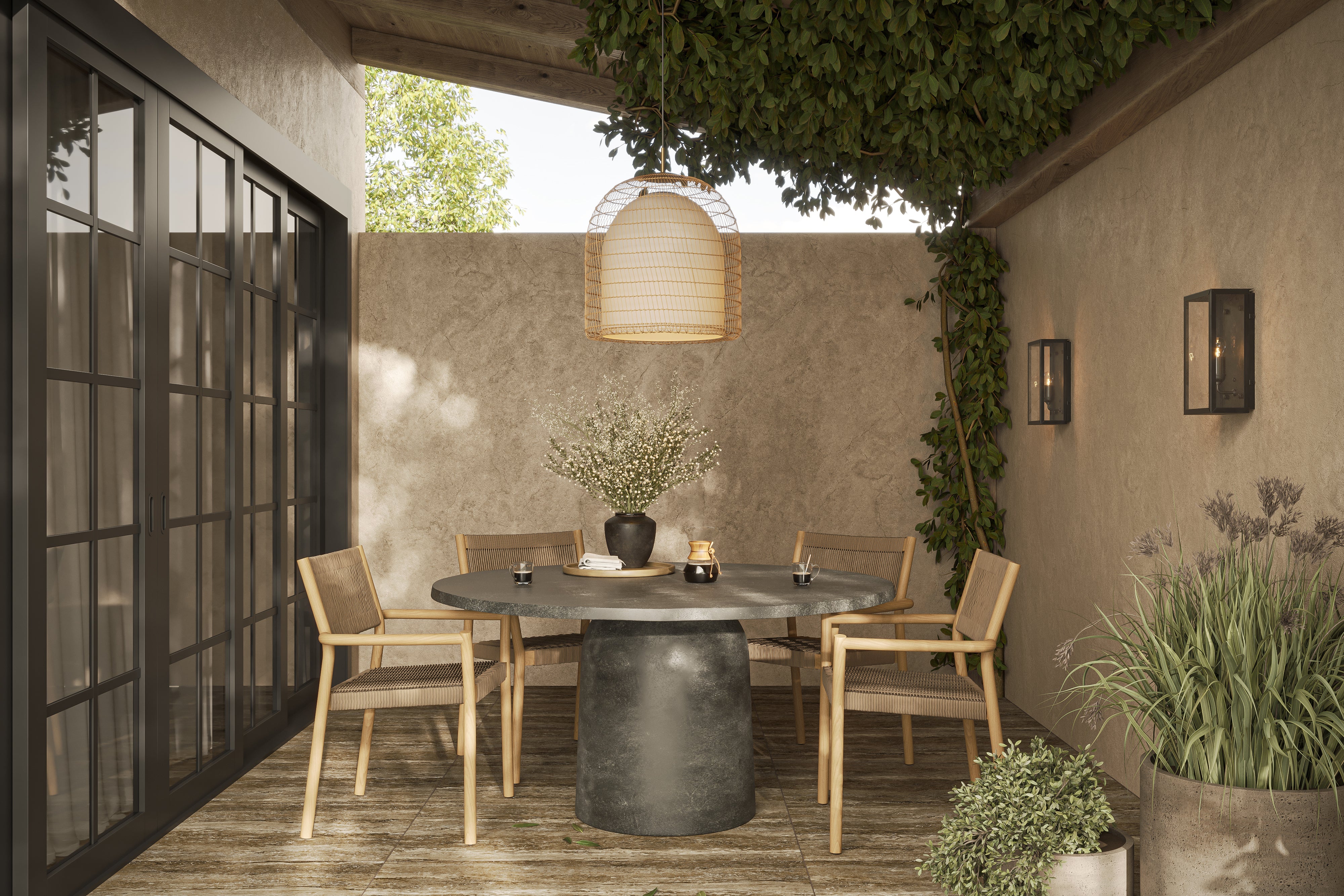 Marlow 24x48 Grip Porcelain 2cm Paver Tile in Titanium