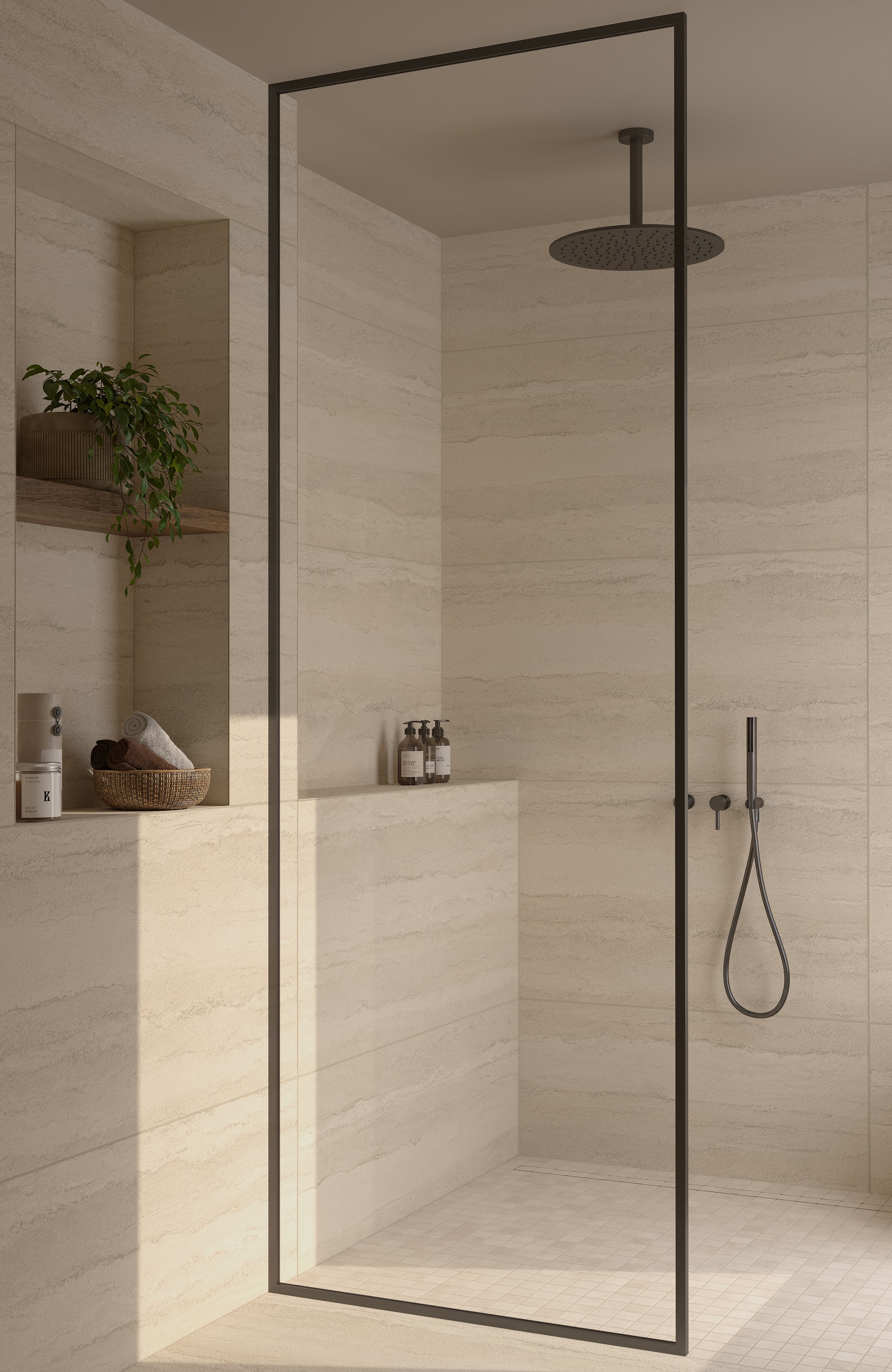 Vesper 2x2 Matte Porcelain Mosaic Tile in Sand