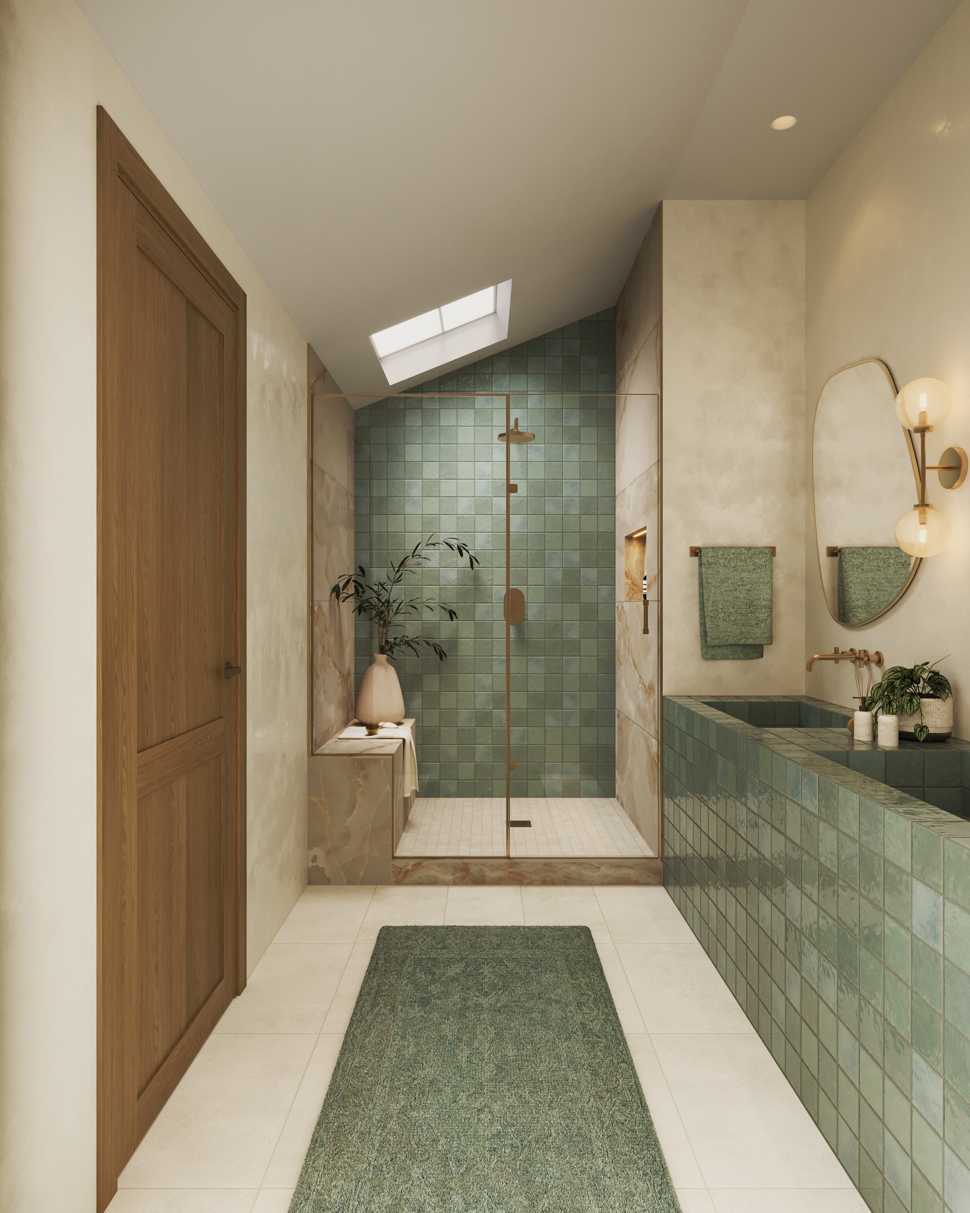 Vesper 12x24 Matte Porcelain Tile in Beige