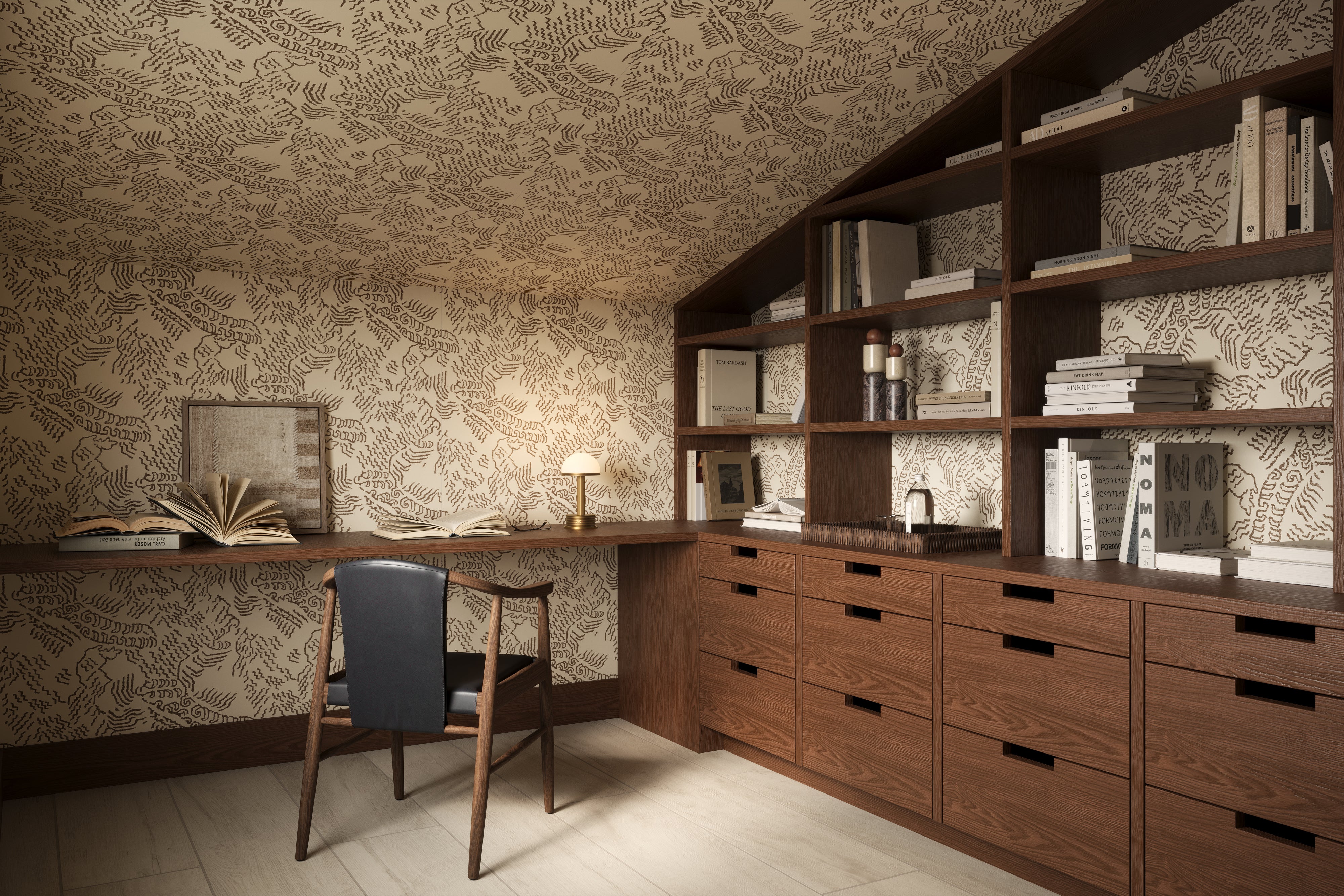 Nora 8x48 Matte Porcelain Tile in Foam