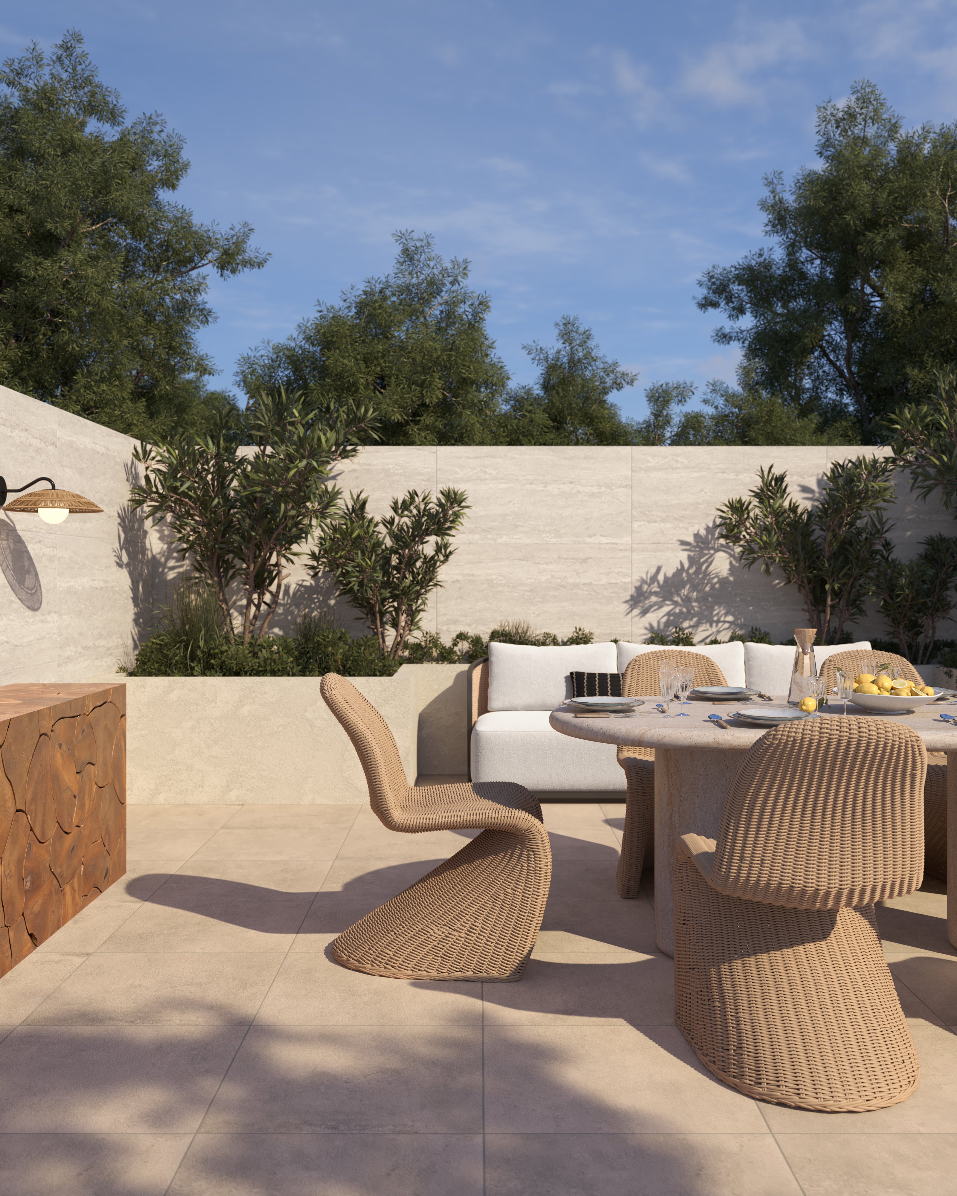 Vesper 24x24 Grip Porcelain 2cm Paver Tile in Sand