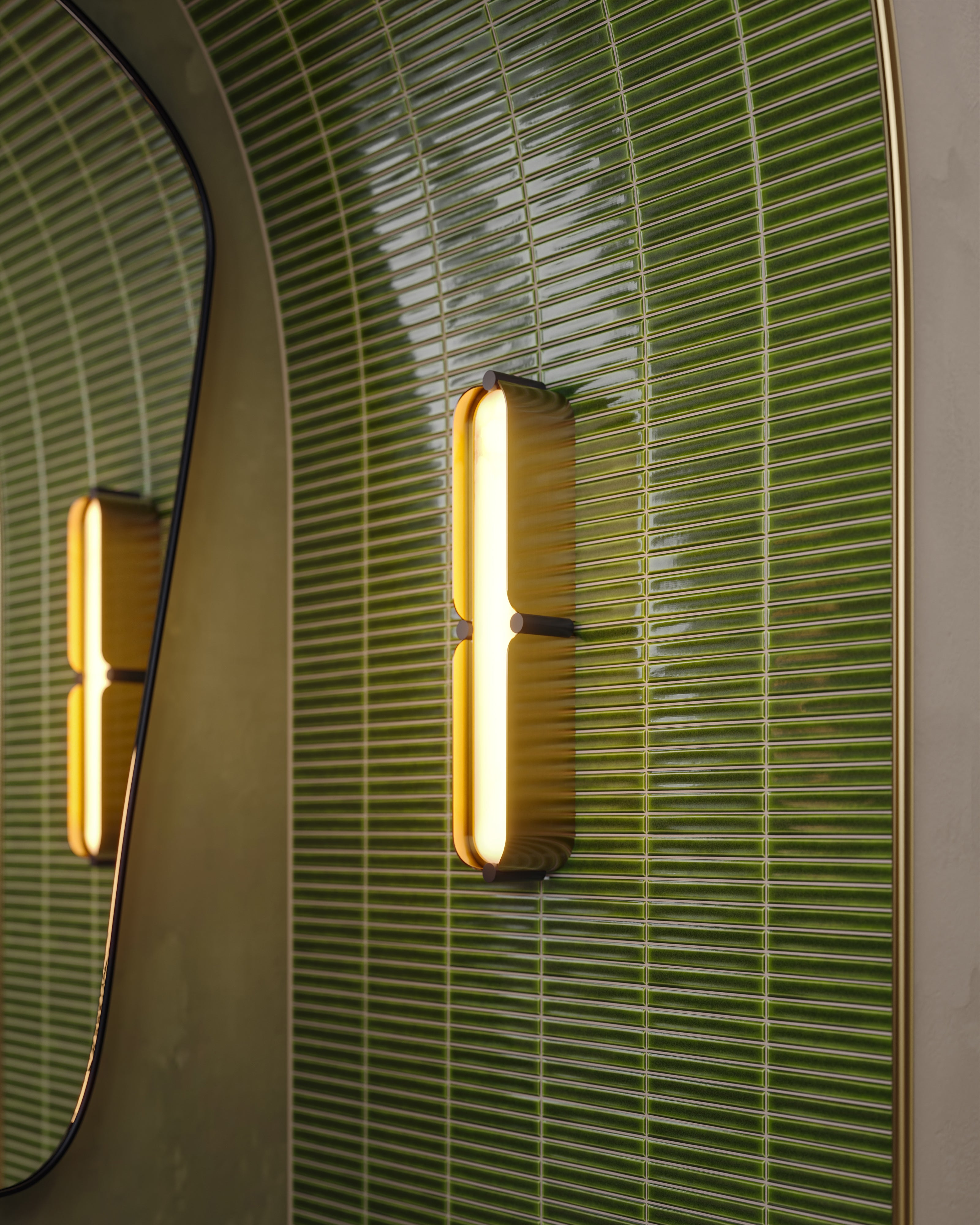 Bodhi Wall Sconce in Aged Brass/Black