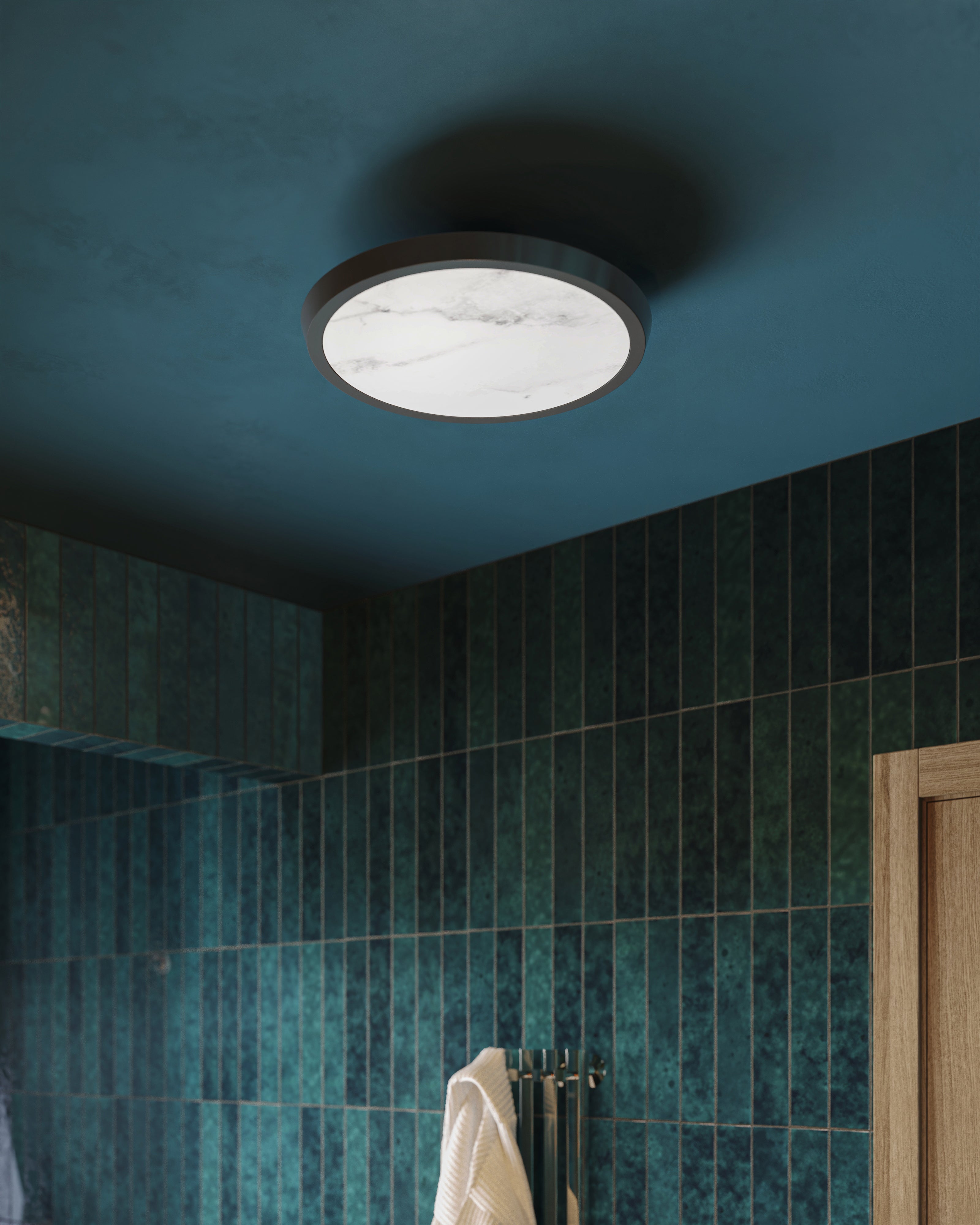 Hurley Flush Mount In Old Bronze