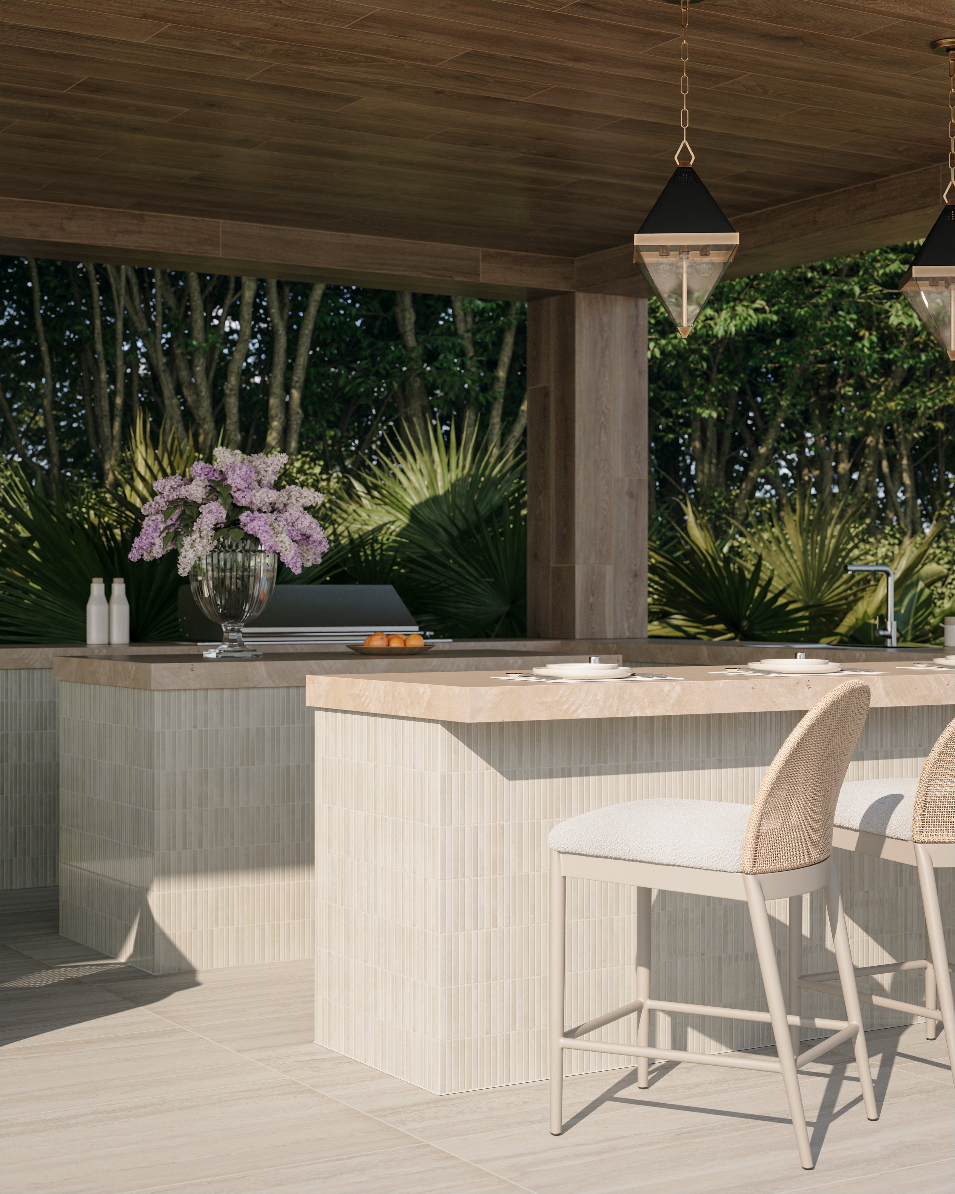 Jameson 8x48 Matte Porcelain Tile in Camel