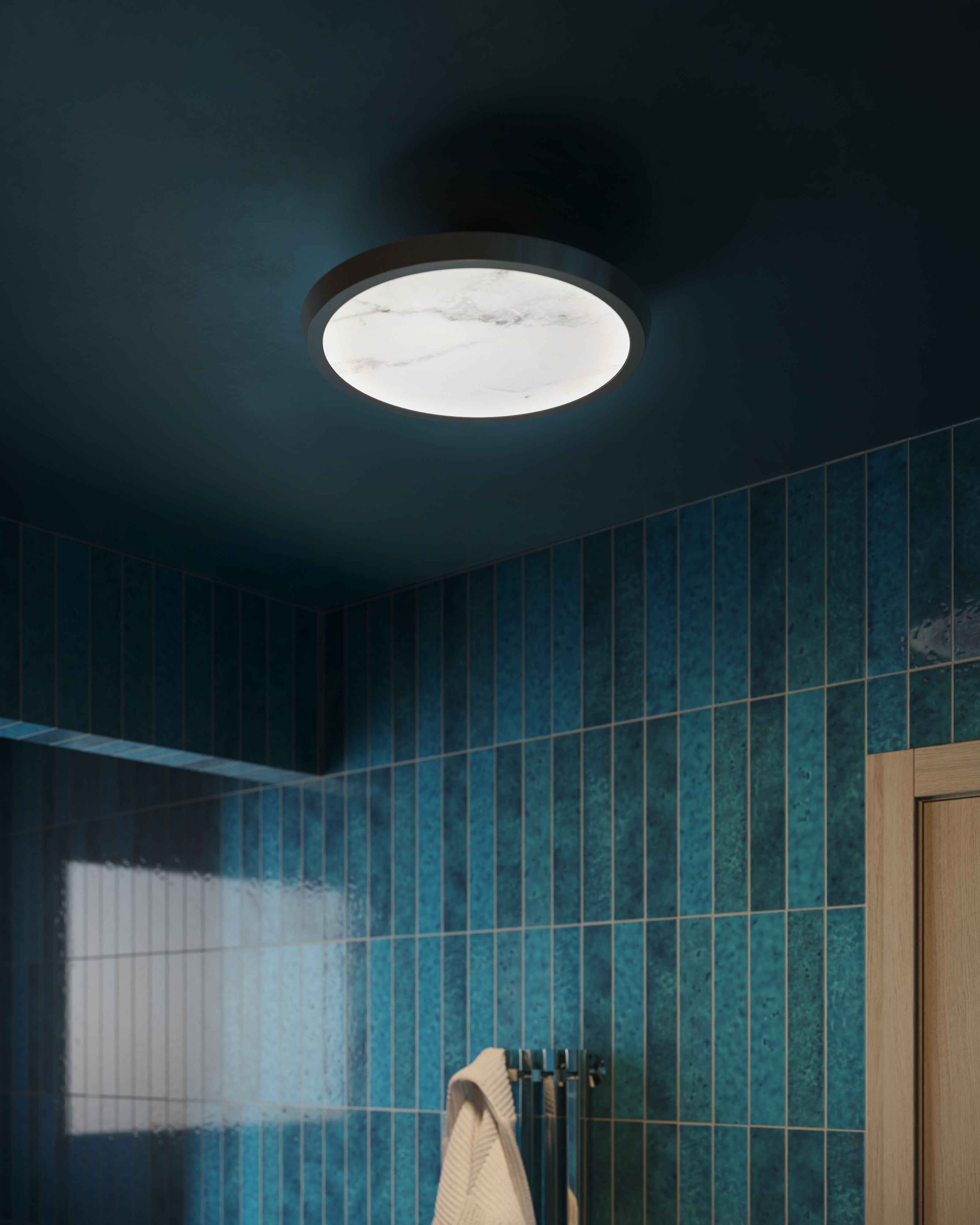 Hurley Flush Mount In Old Bronze