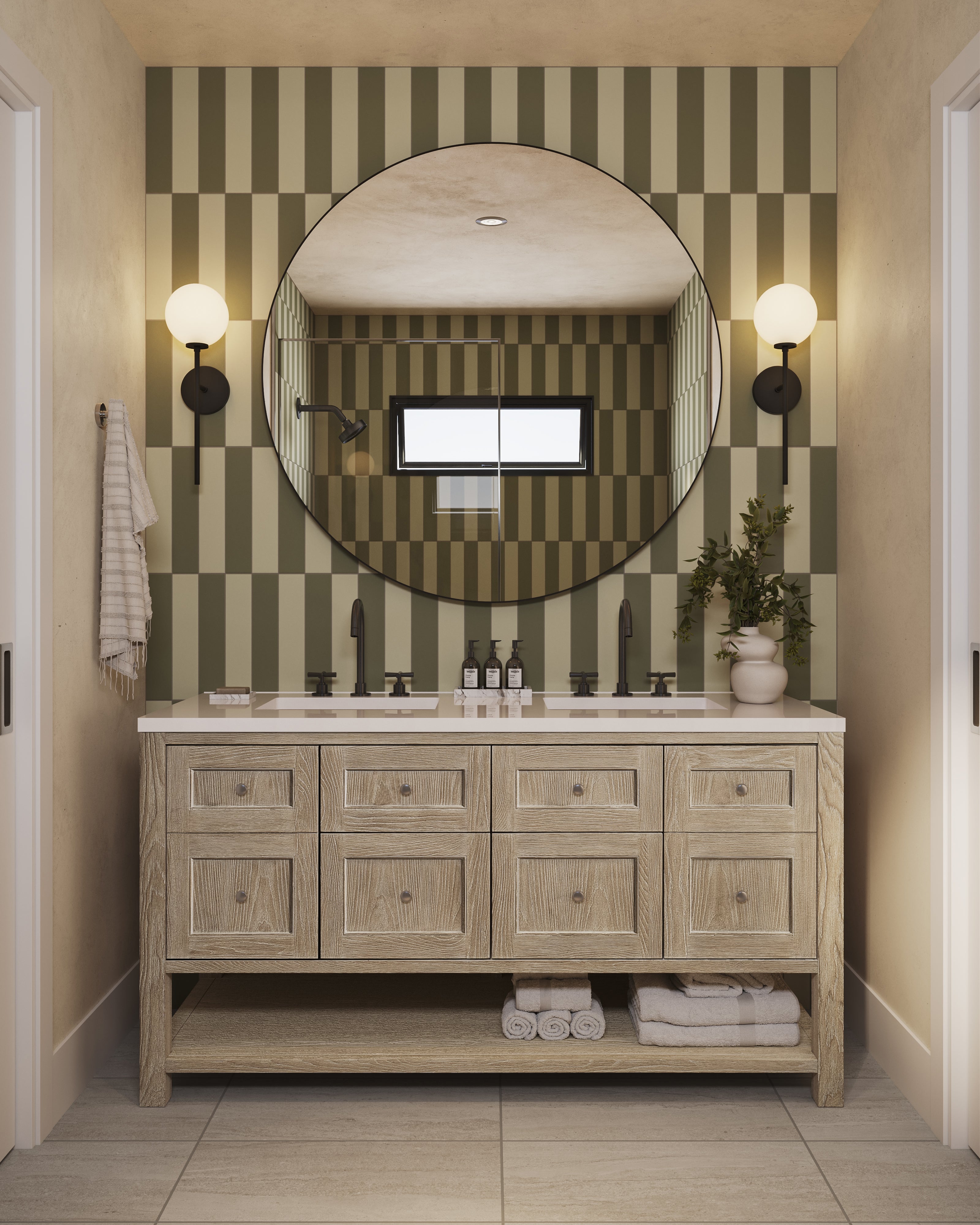 Hailey 20" 1 Light Wall/Vanity Light in Matte Black/Opal Matte Glass