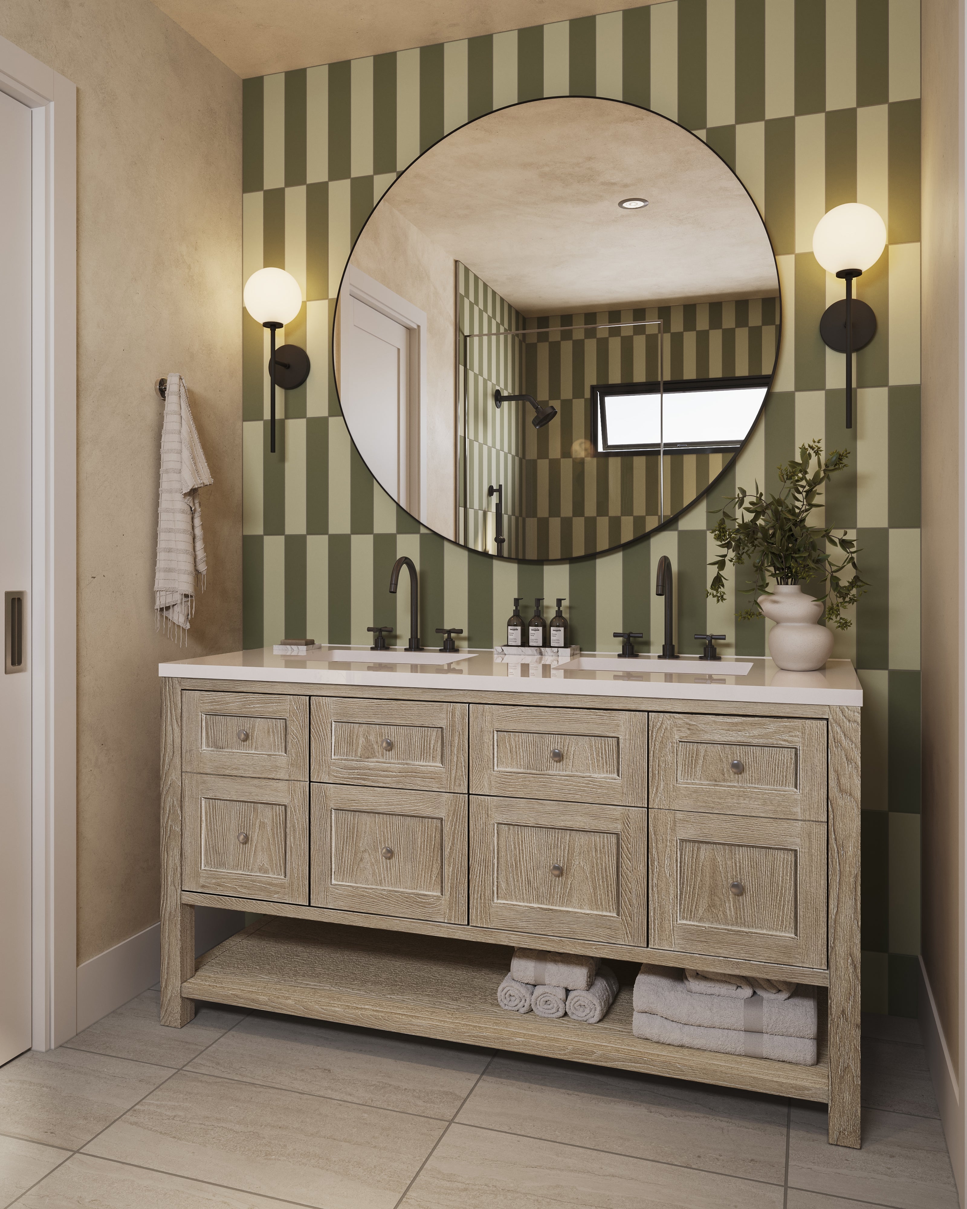 Hailey 20" 1 Light Wall/Vanity Light in Matte Black/Opal Matte Glass