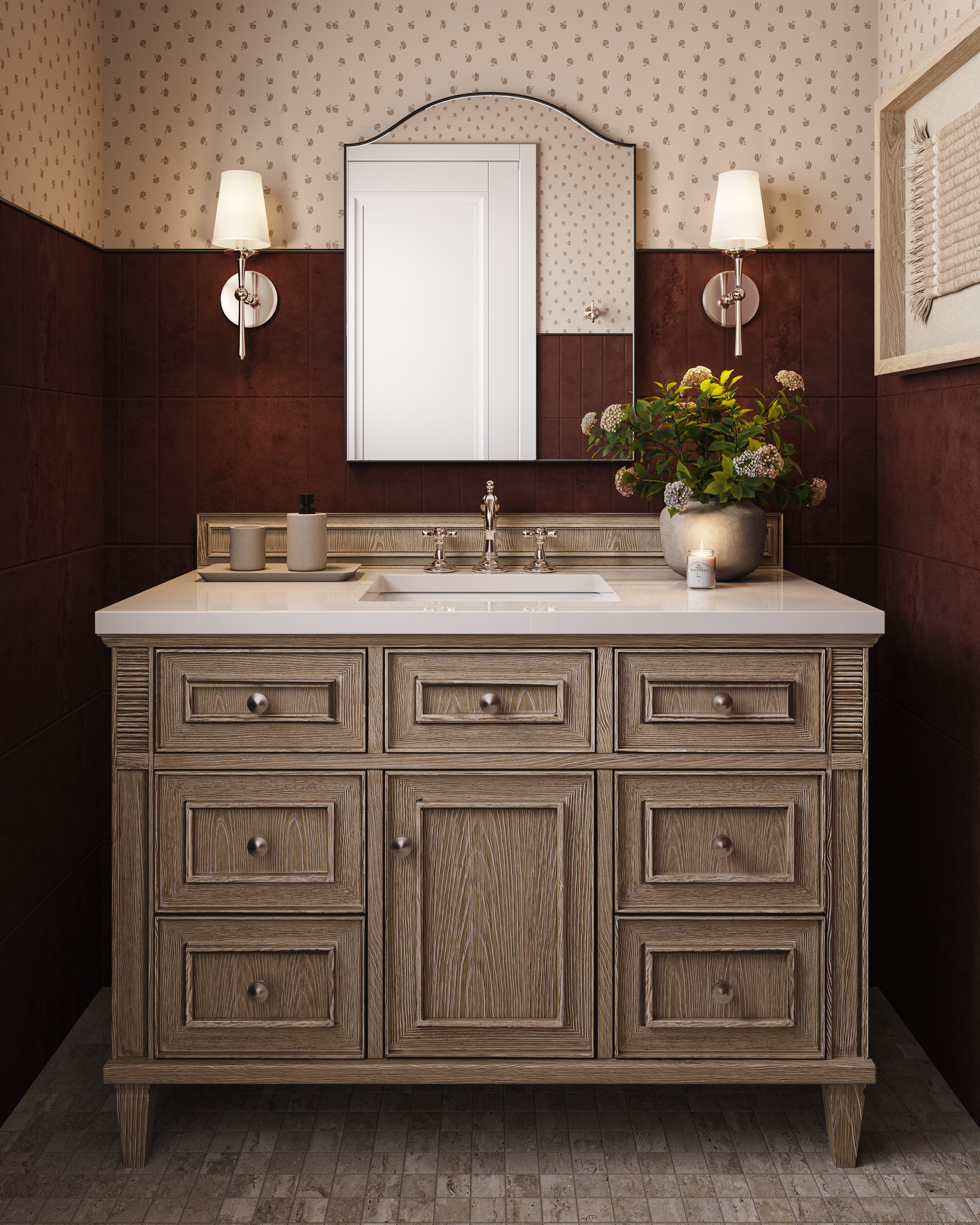 Winifred Wall Sconce in Polished Nickel