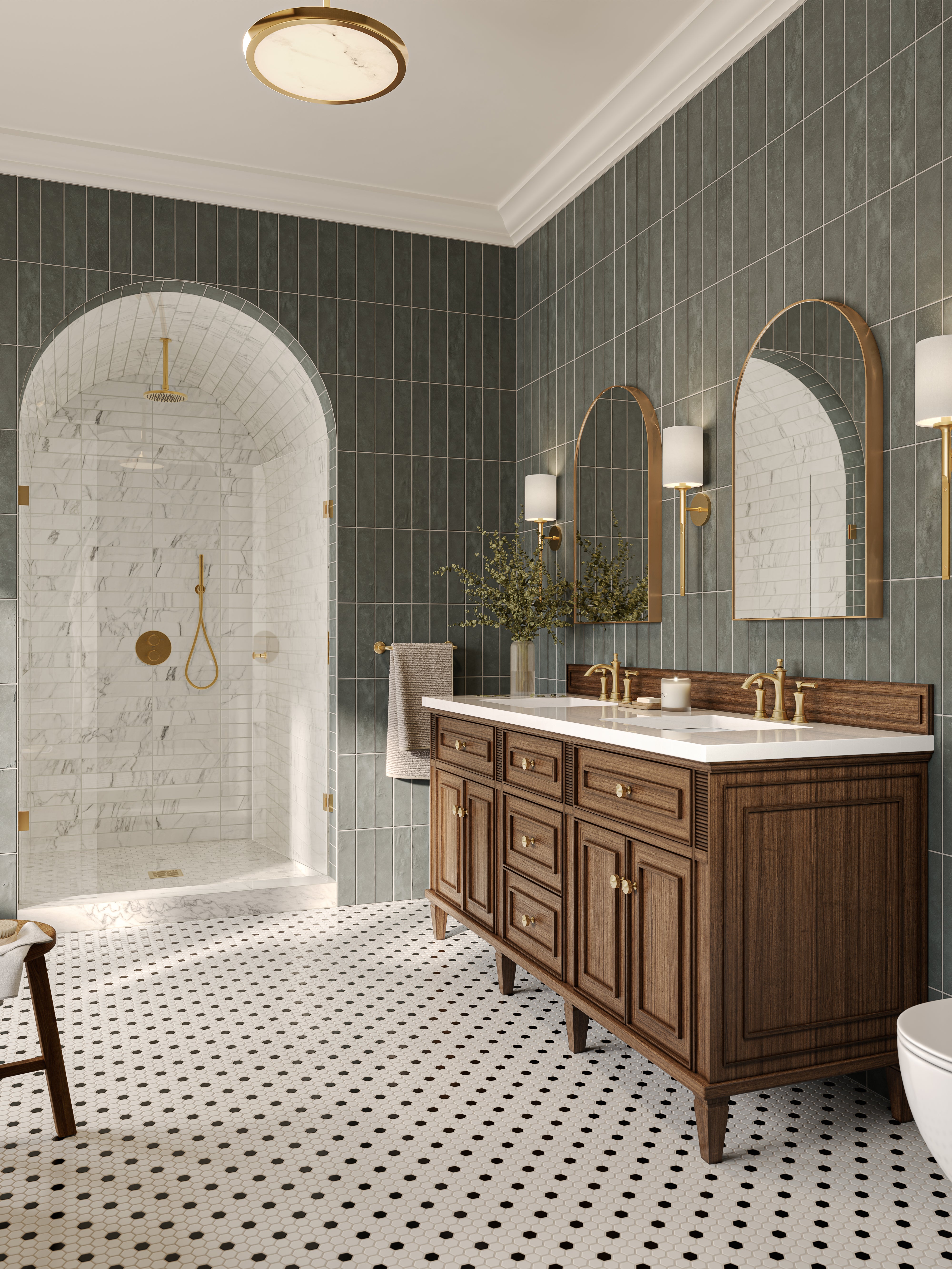 Kai 3x12 Matte Porcelain Tile in Marine