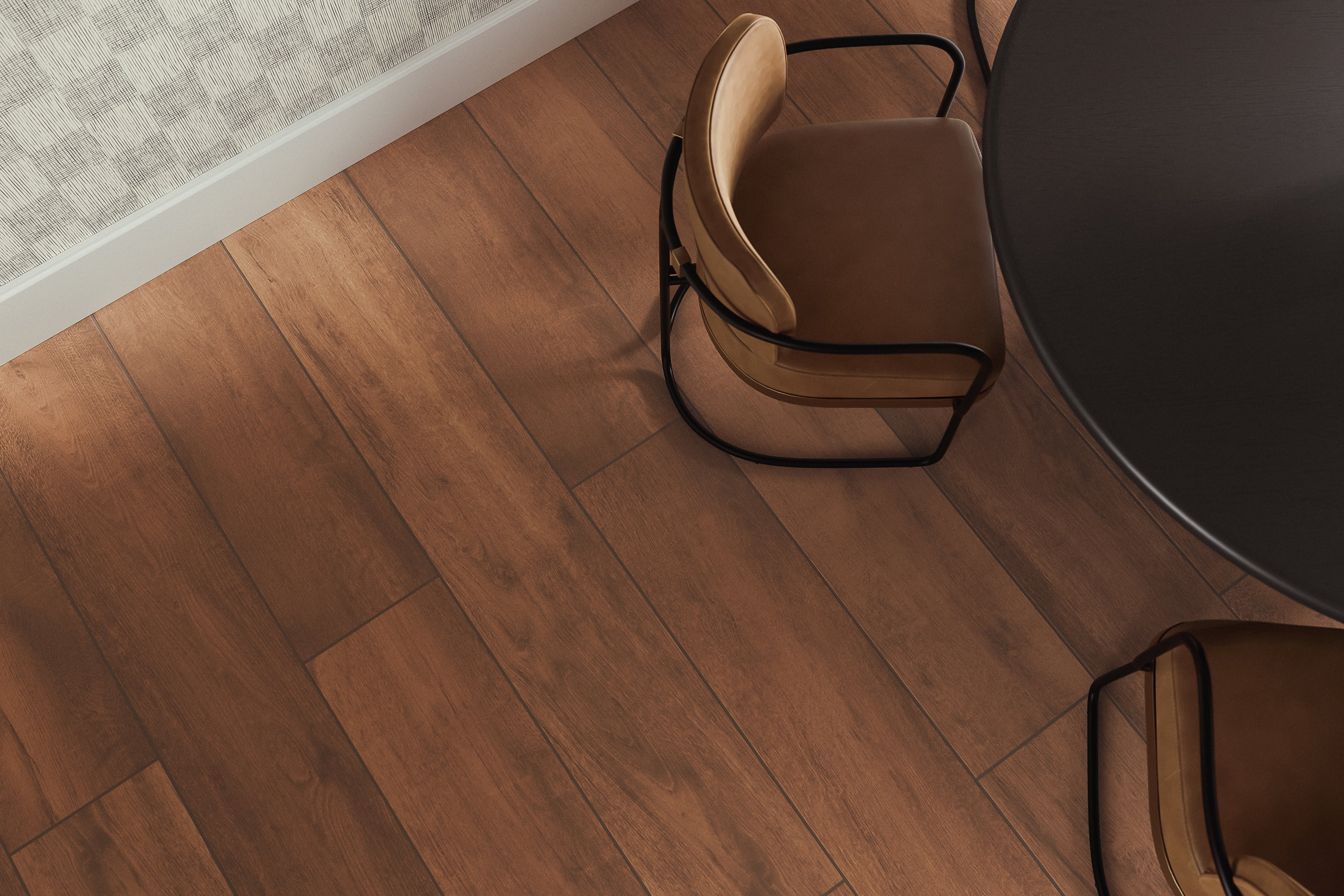 Nora 8x48 Matte Porcelain Tile in Honey