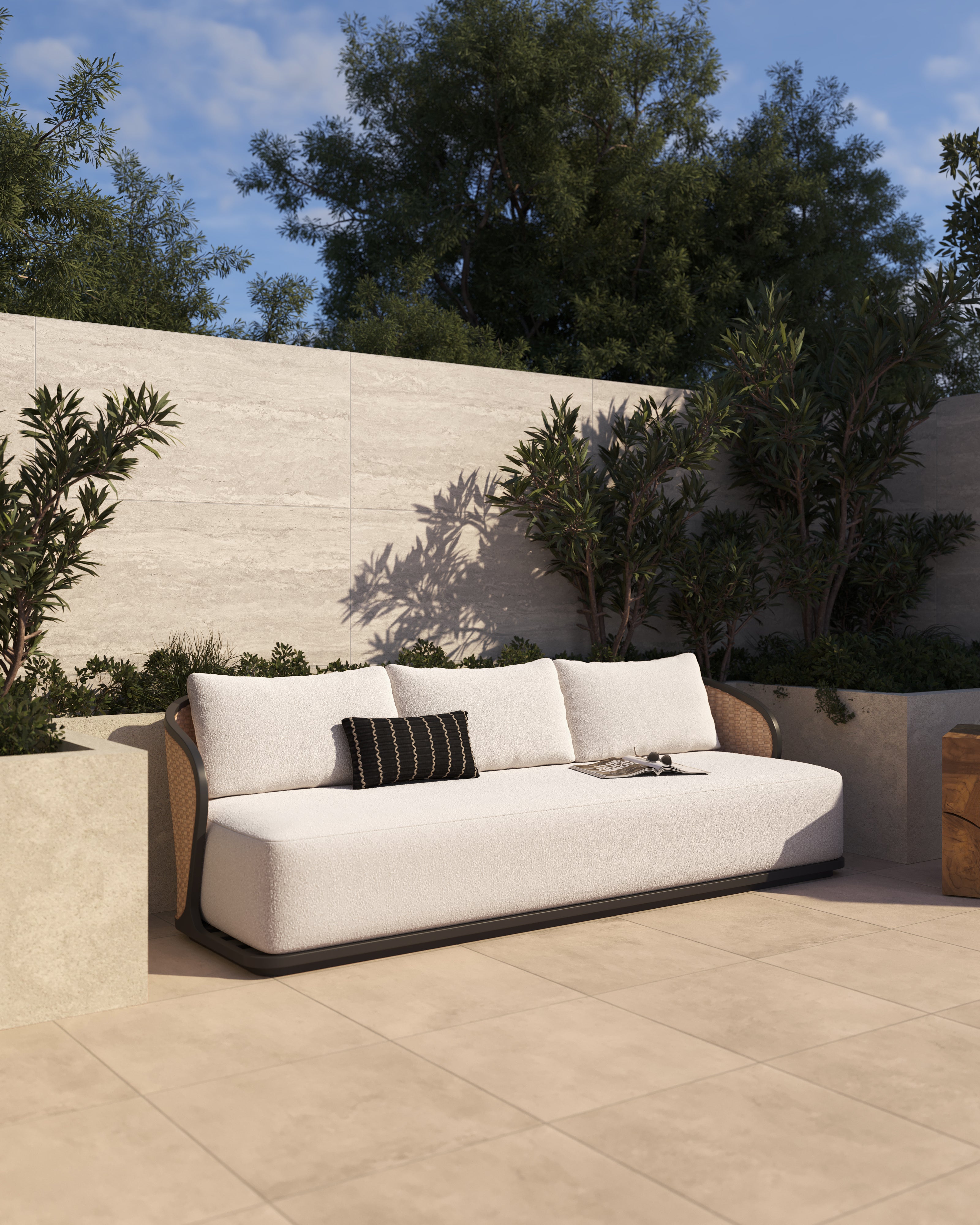 Vesper 24x24 Grip Porcelain 2cm Paver Tile in Sand