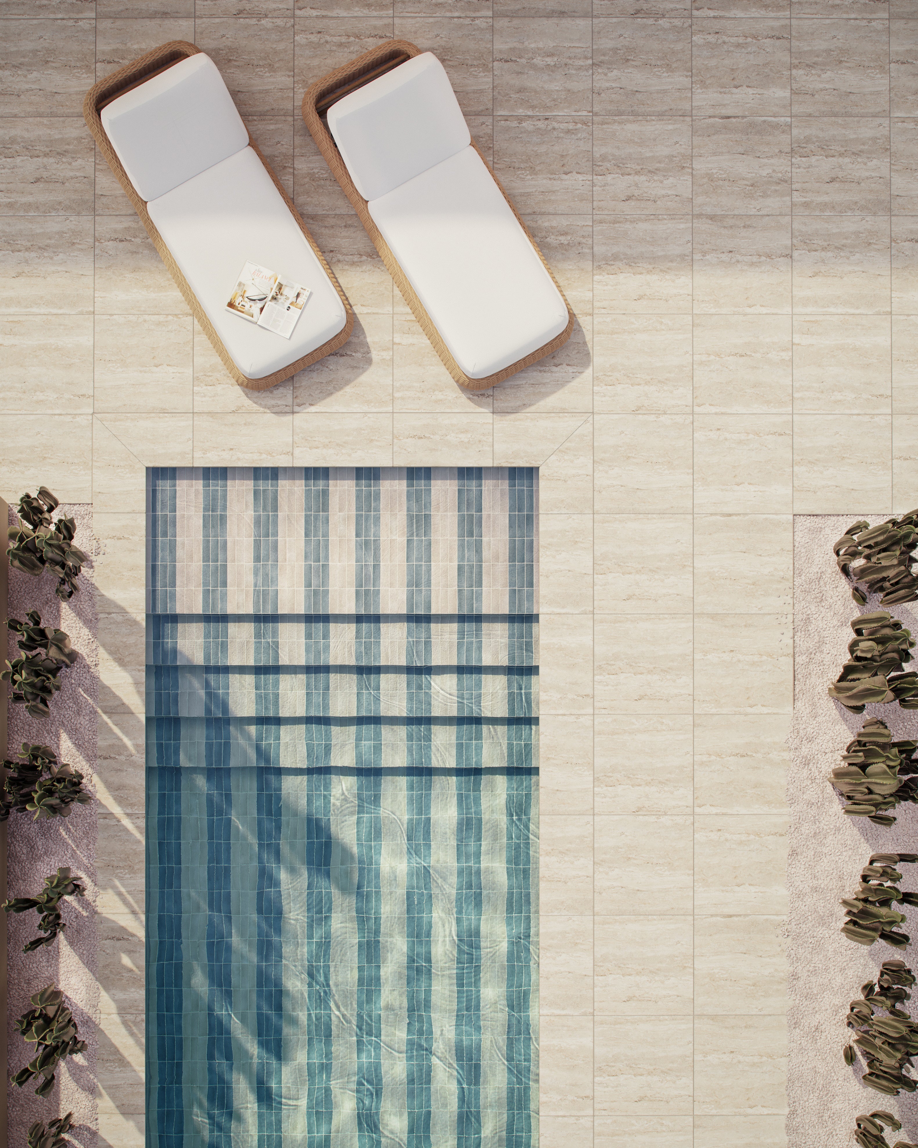 Marlow 24 x 24 Grip Porcelain 2cm Paver Tile in Silver