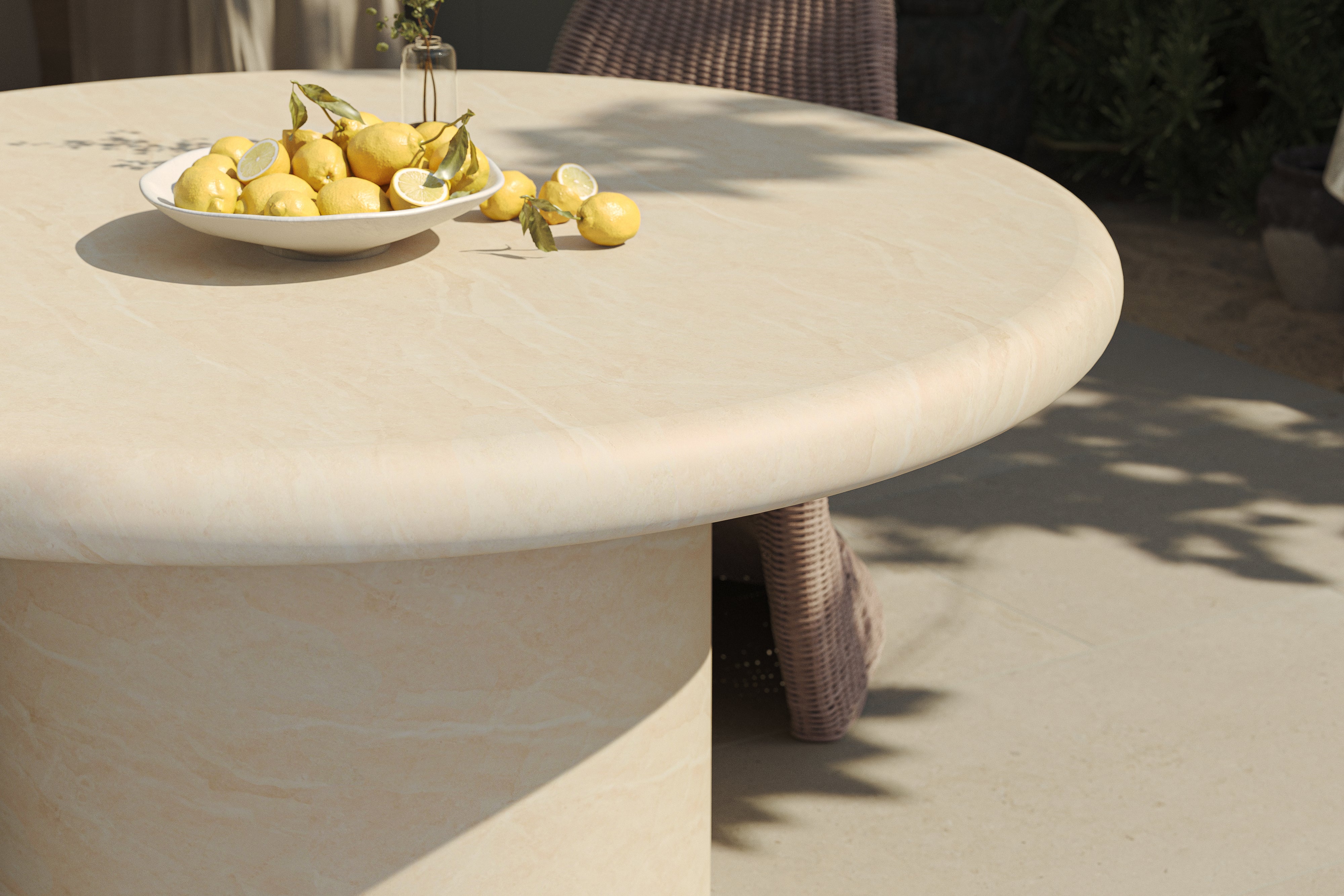 Mysa Round Dining Table, 60"