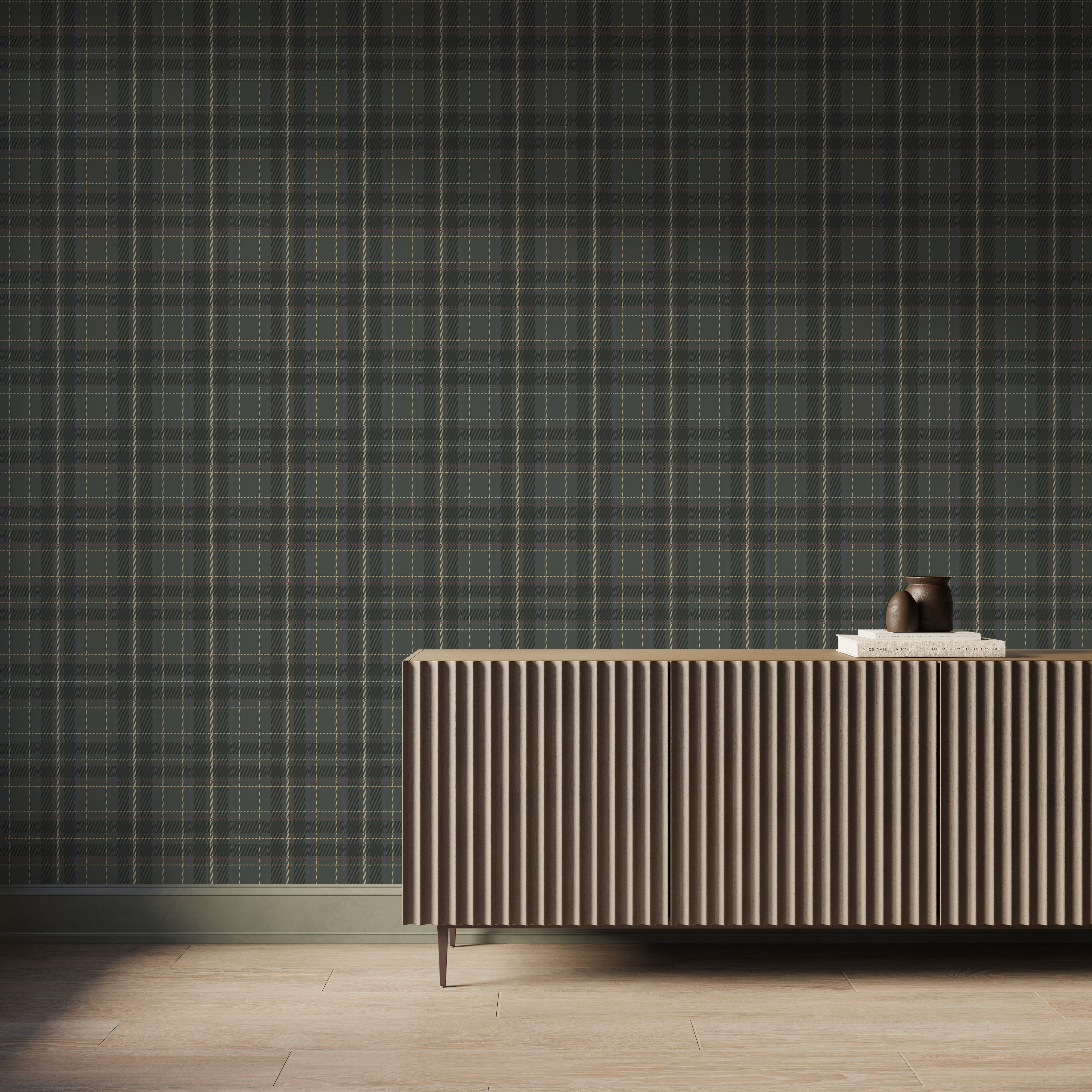 Ellsworth Wallpaper in Dark Green