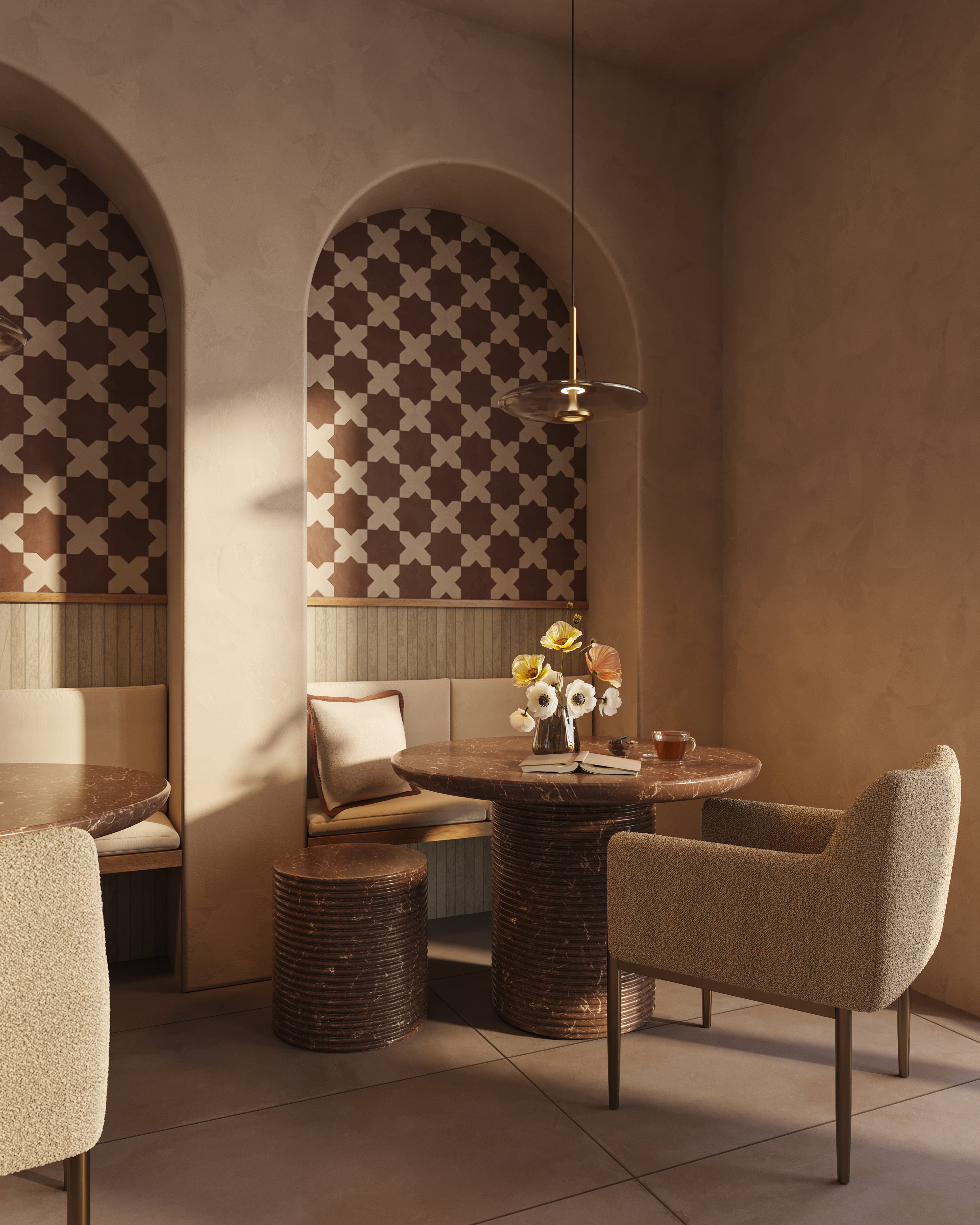 Nora 8x48 Matte Porcelain Mosaic Tile in Foam