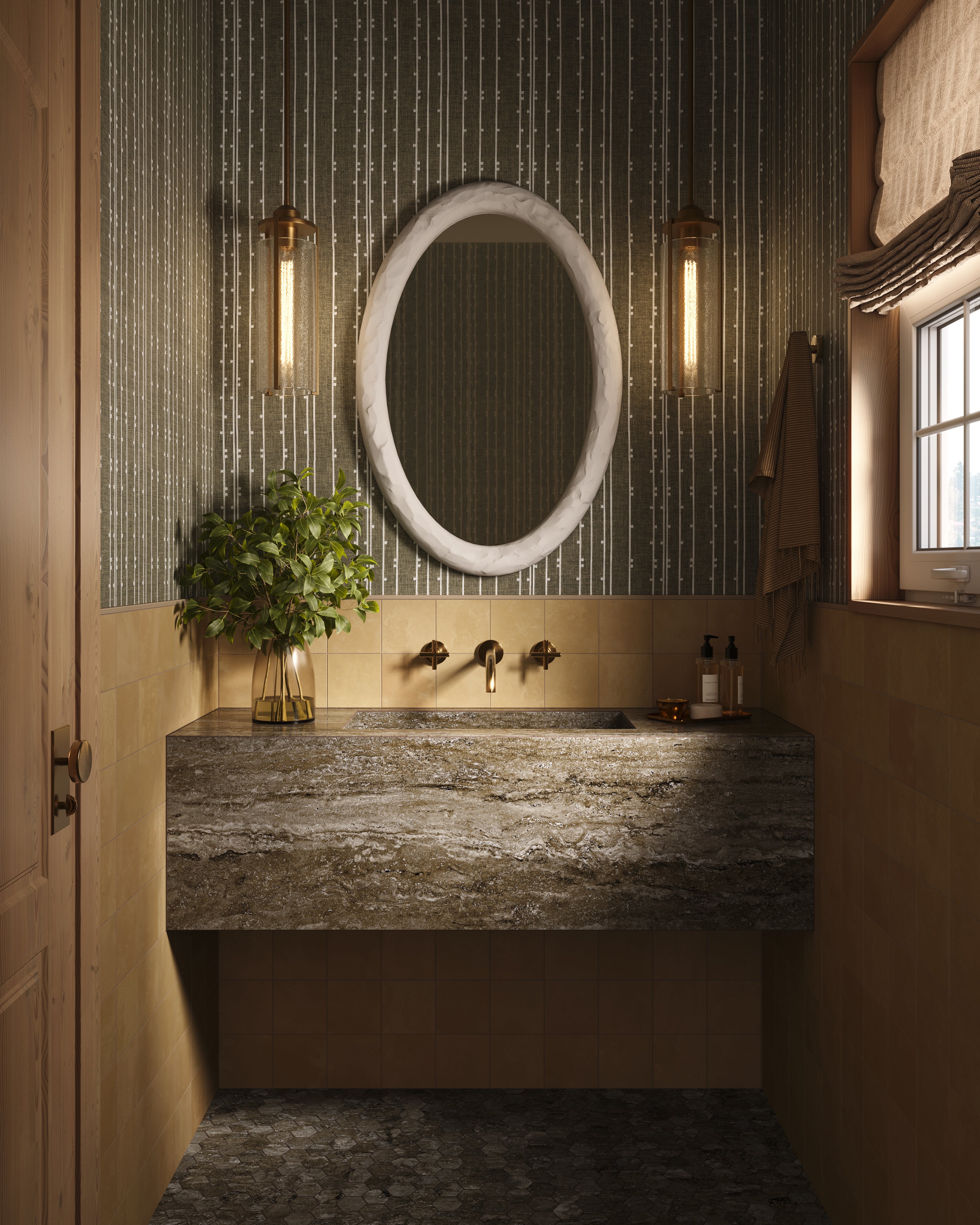 Isabel 6x6 Matte Porcelain Tile in Daffodil
