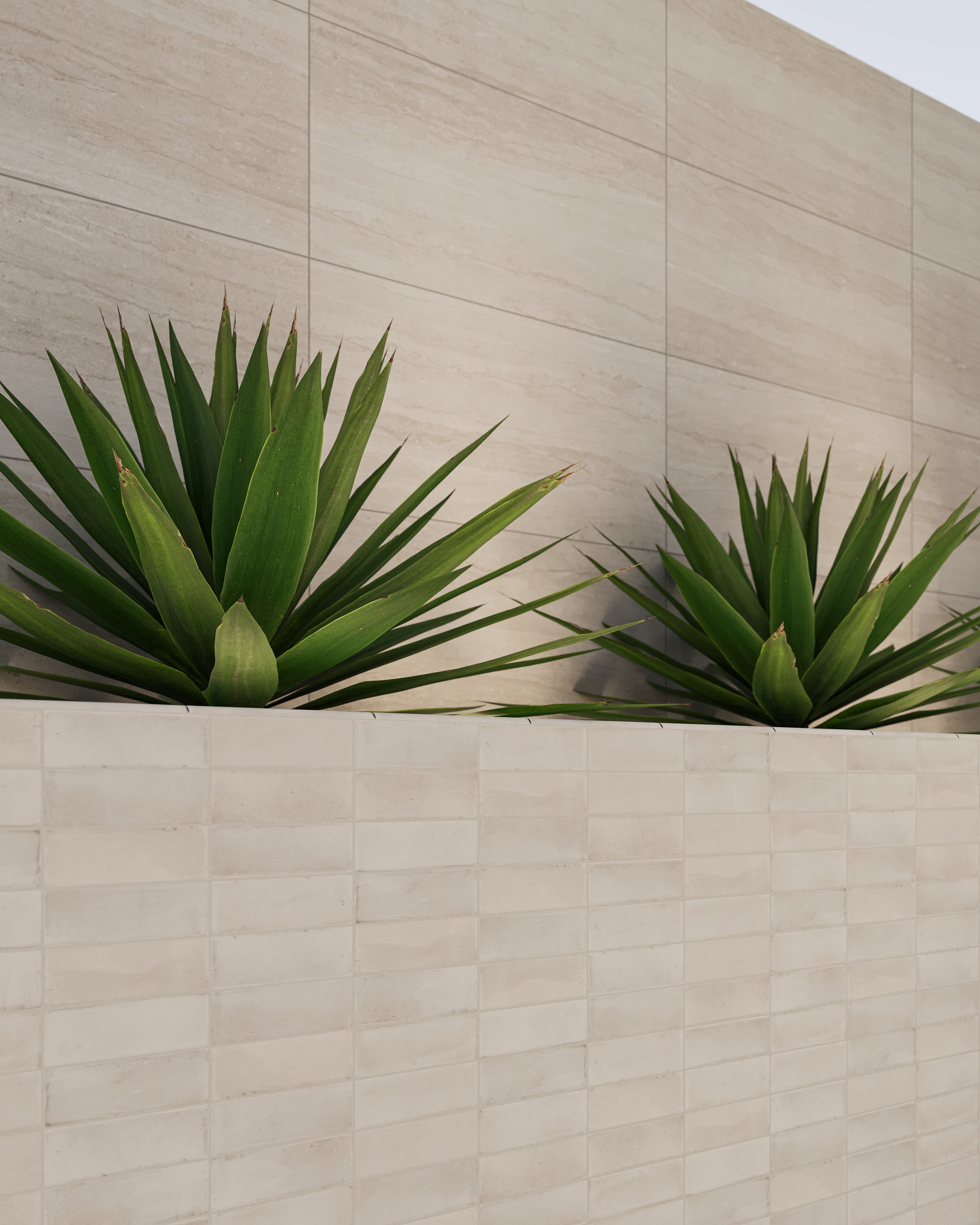 Natasha 2x6 Matte Porcelain Tile in Oat